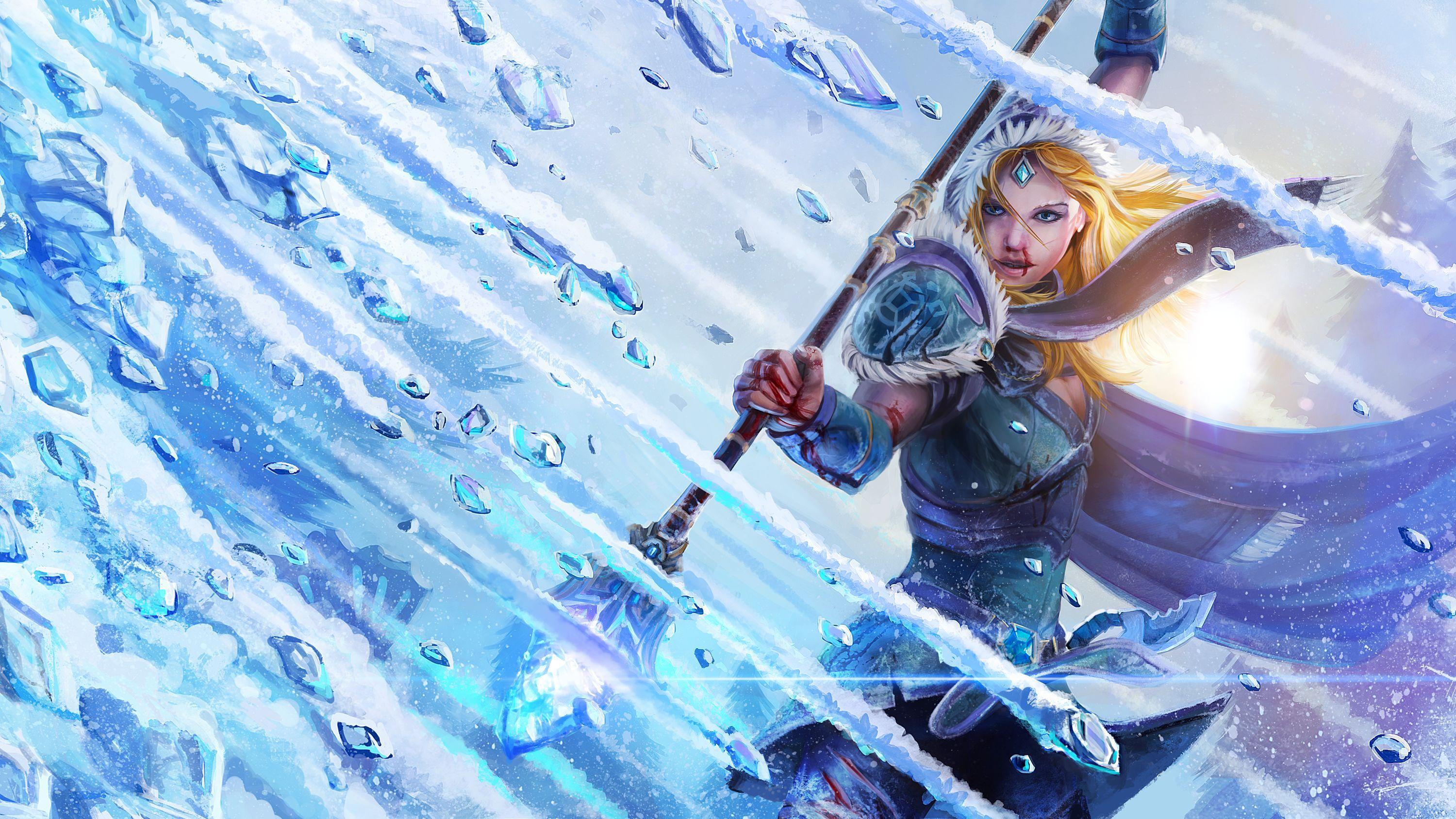 3000x1687 Dota Crystal Maiden Wallpaper & Background Image