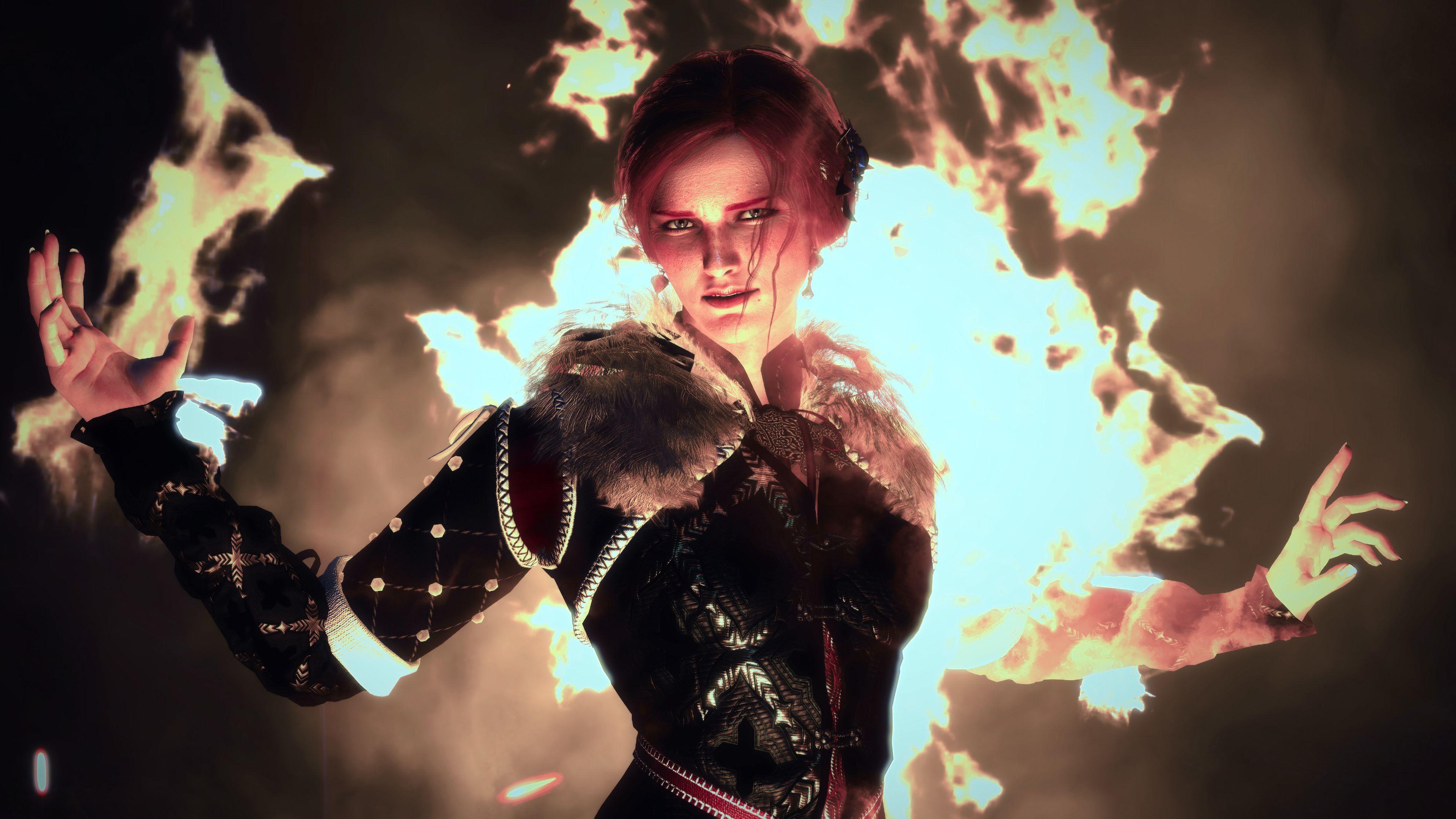 3840x2160 The Witcher 3 Magic Woman 4k xbox games wallpaper, the witcher 3 wallpaper, ps4 games wallpaper, pc games wall. The witcher, Pc games wallpaper, The witcher 3