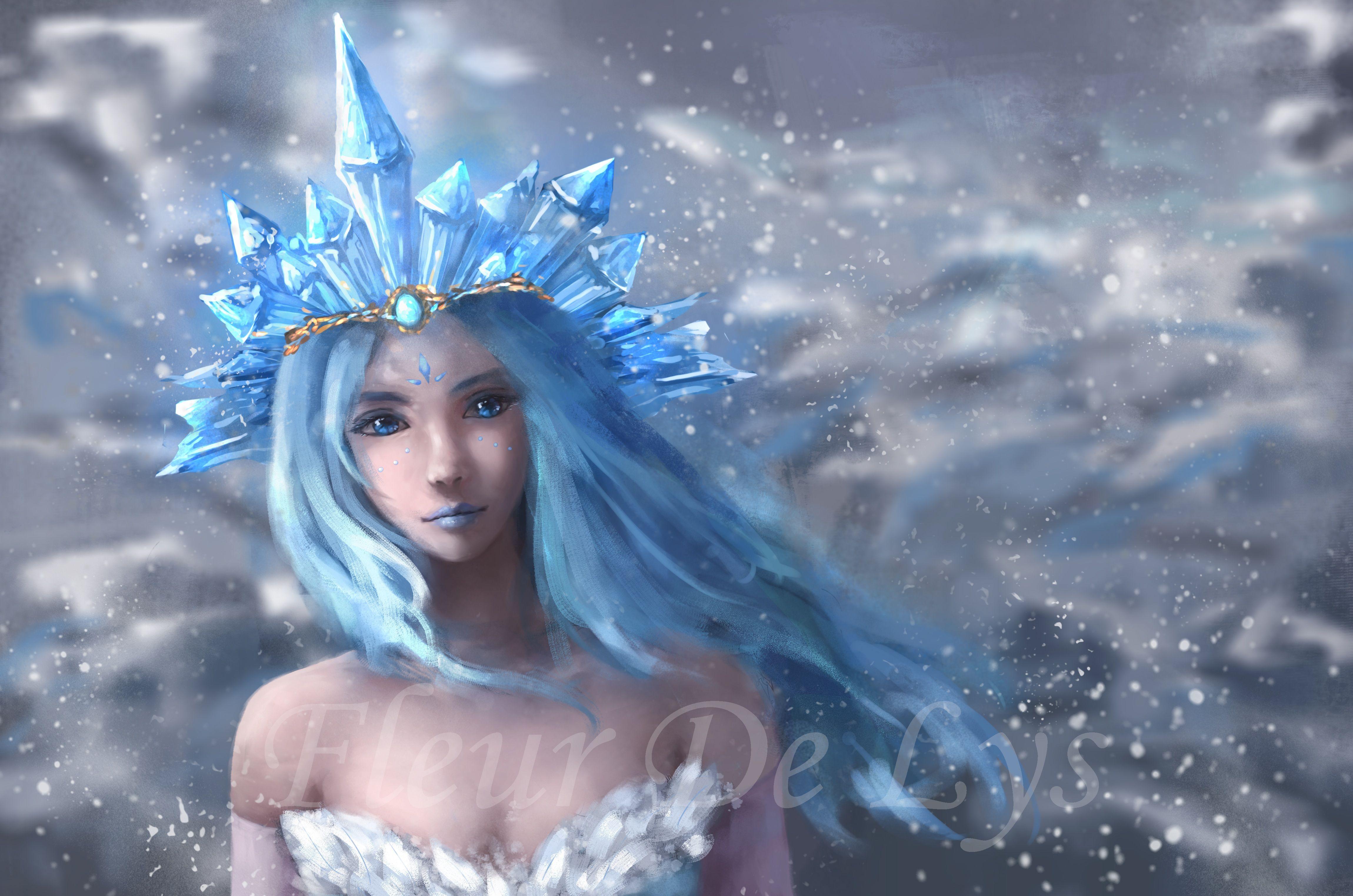4600x3050 Crystal Maiden (DotA 2) wallpaper