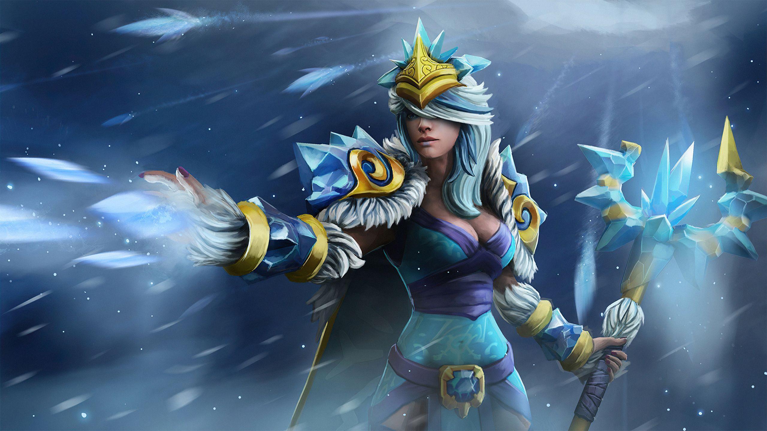 2560x1440 Crystal Maiden Dota 2 1440P Resolution HD 4k Wallpaper, Image, Background, Photo and Picture