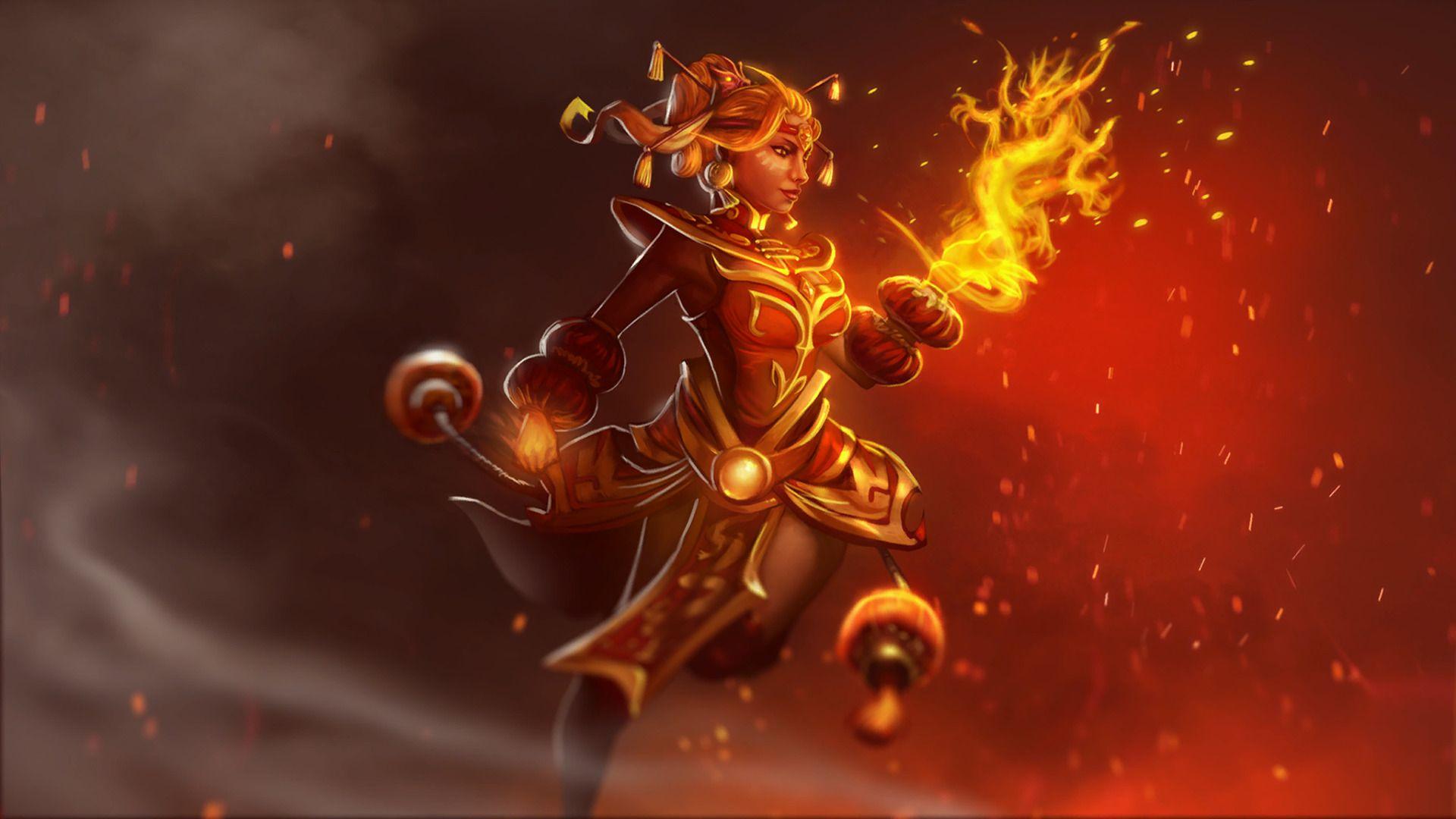 1920x1080 Dota Lina Wallpaper HD / Desktop and Mobile Background
