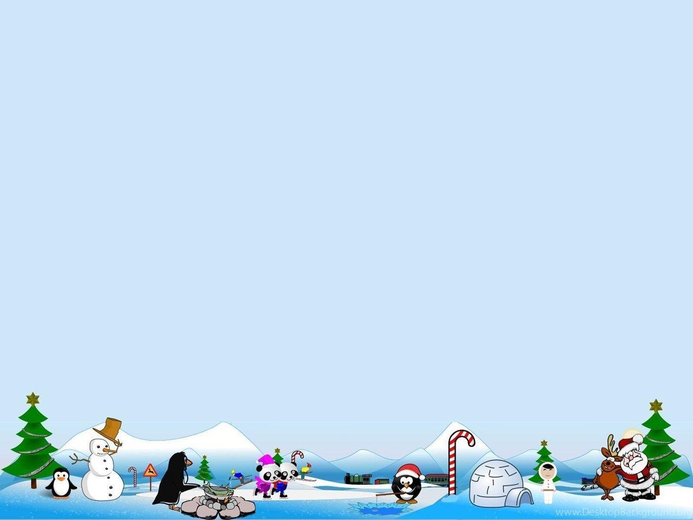 1400x1050 Artic North Pole Scene For Holidays Background Christmas PPT. Desktop Background