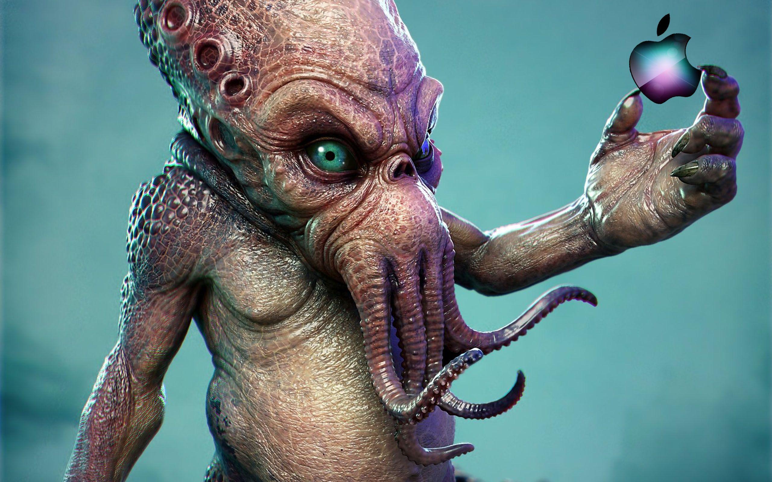 2560x1600 Cool Alien Wallpaper