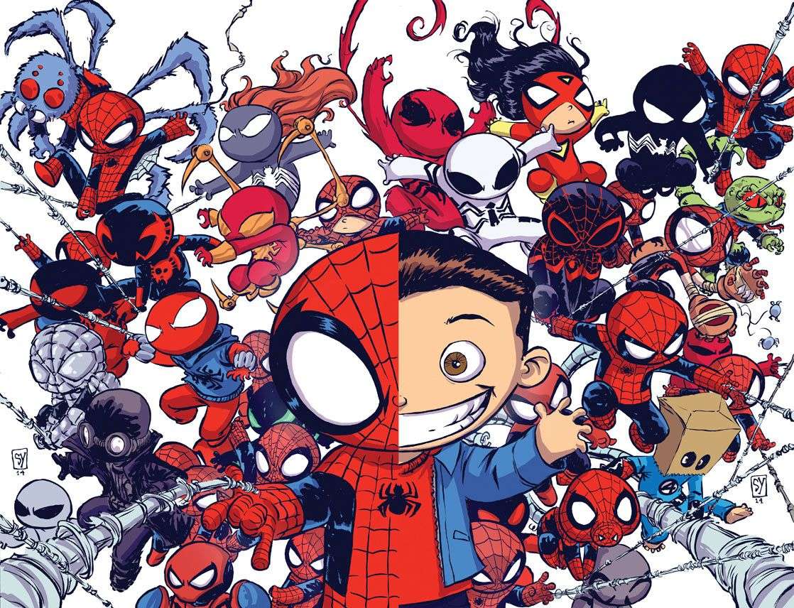 1118x856 Spiderman Chibi Wallpaper HD