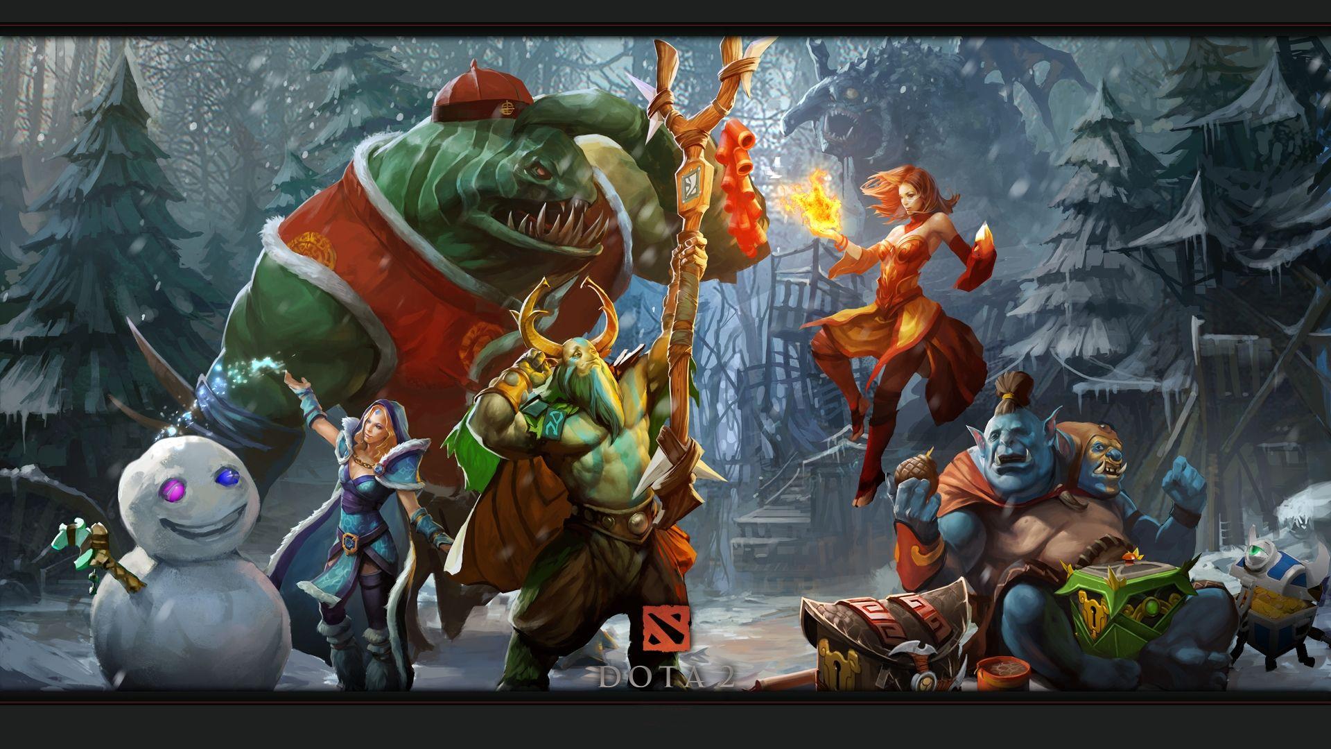 1920x1080 DOTA 2 Christmas Treasure Keys Giveaway > GamersBook