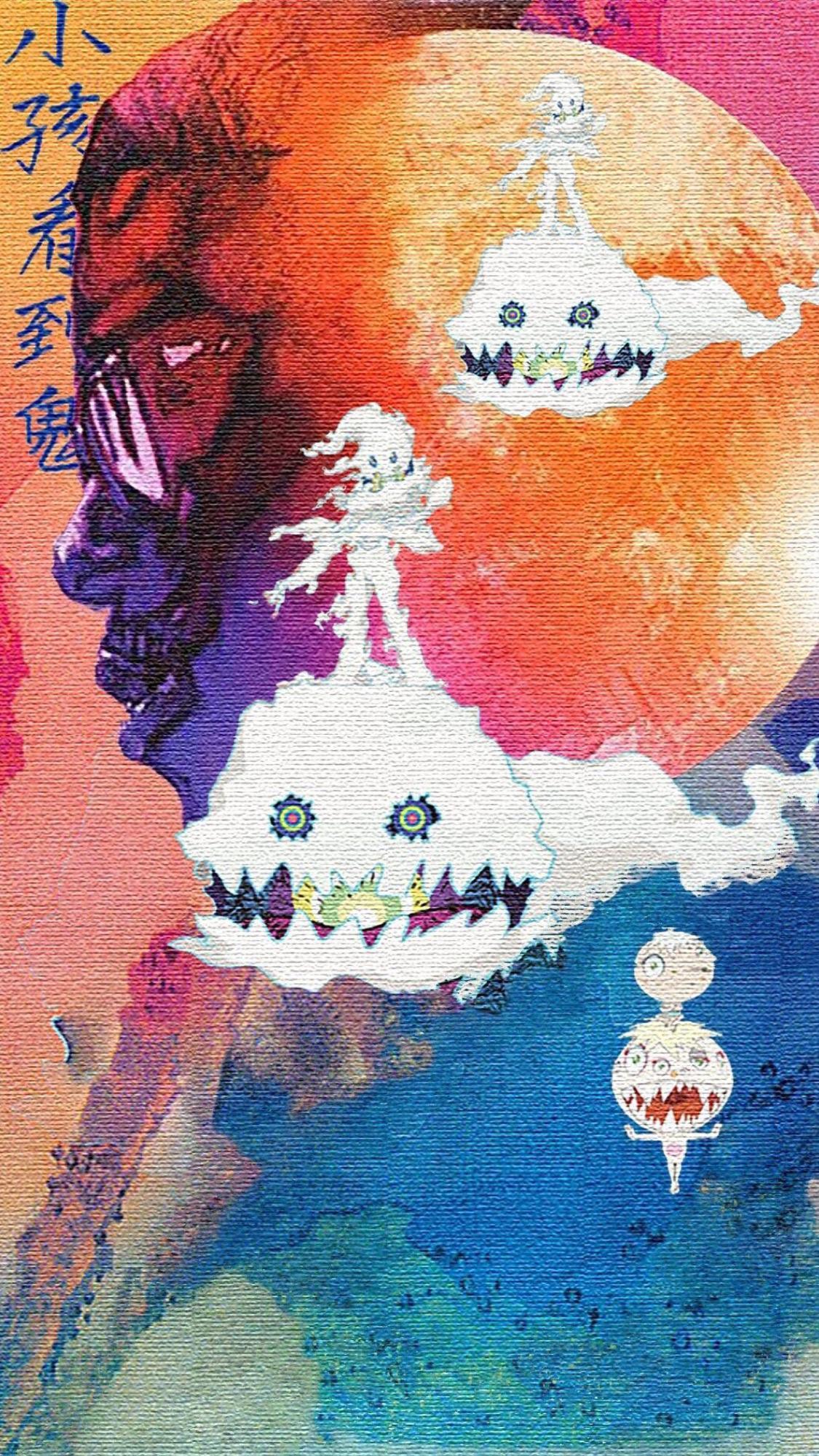 1125x2001 Takashi Murakami iPhone Wallpaper