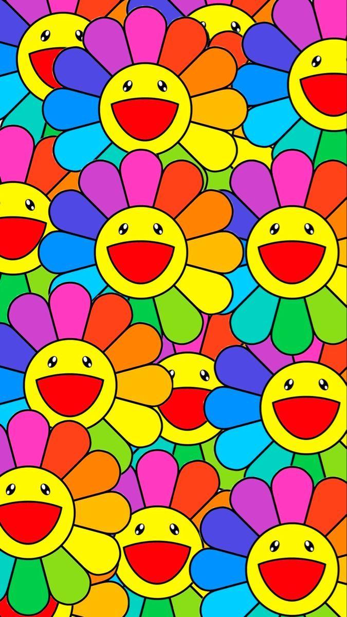 675x1200 my murakami wallpaper. Art wallpaper iphone, Vintage flowers wallpaper, Edgy wallpaper