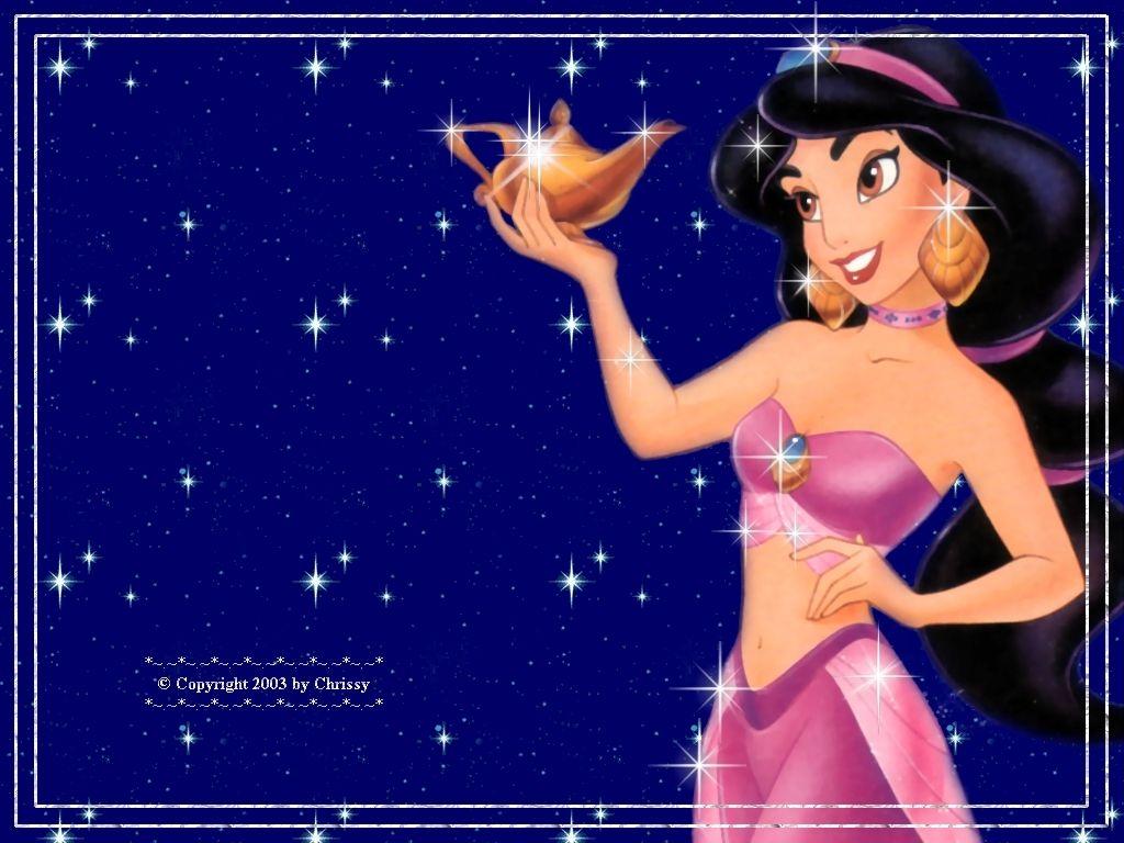 1024x768 Disney Jasmine Wallpaper HD