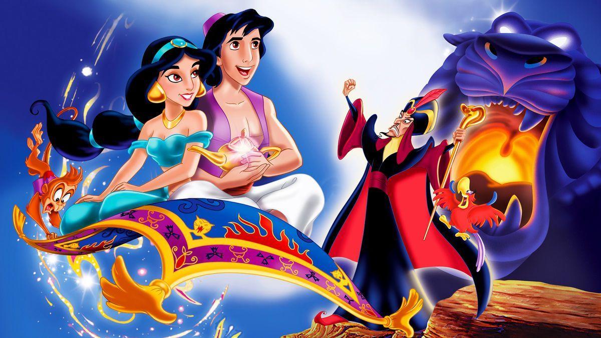 1200x675 Princess Jasmine grows tired of being forced to remain in the palace and she sneaks out into the marketplace in di. Aladdin wallpaper, Aladdin full movie, Aladdin