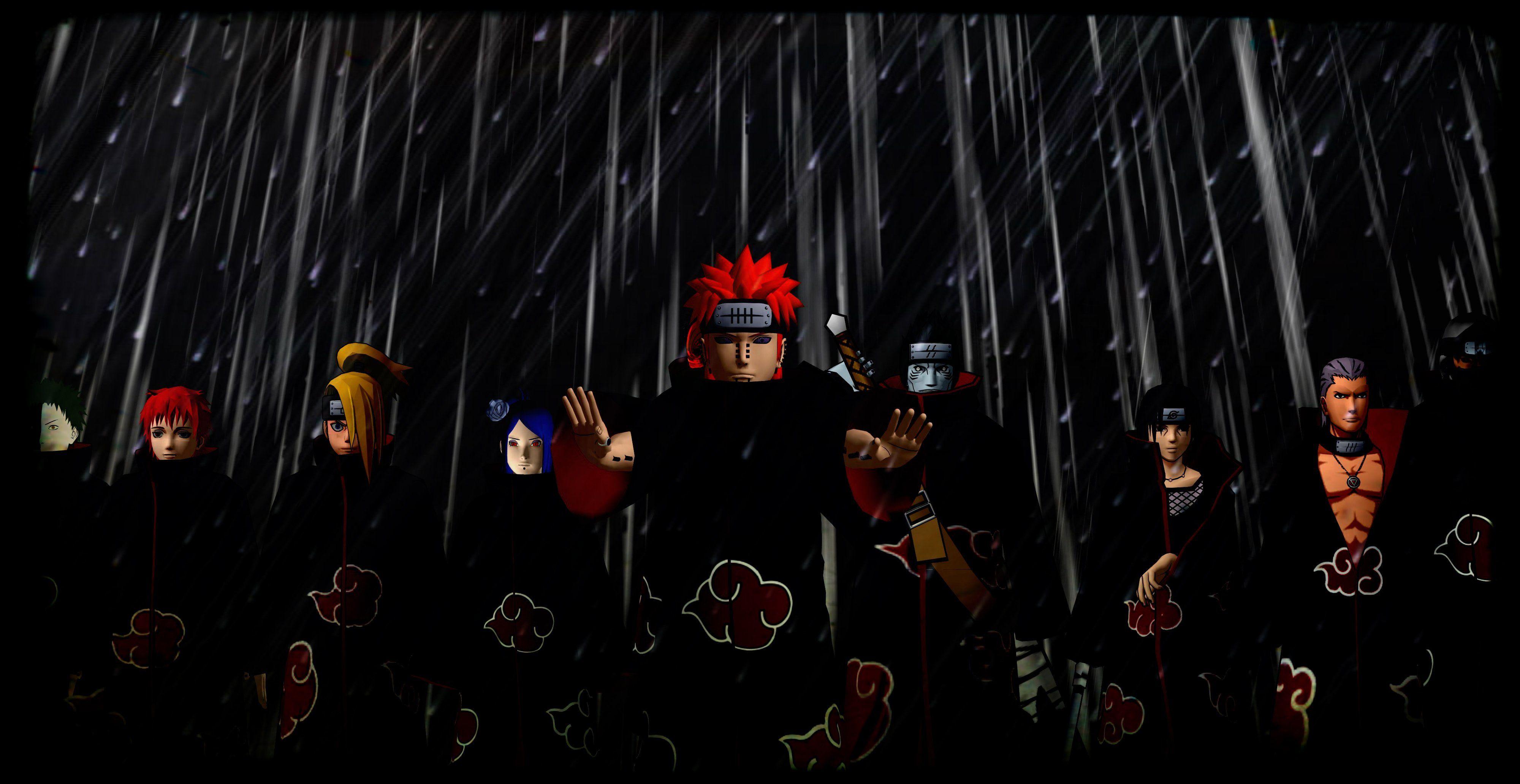 Awesome Akatsuki Wallpapers Top Free Awesome Akatsuki Backgrounds Wallpaperaccess