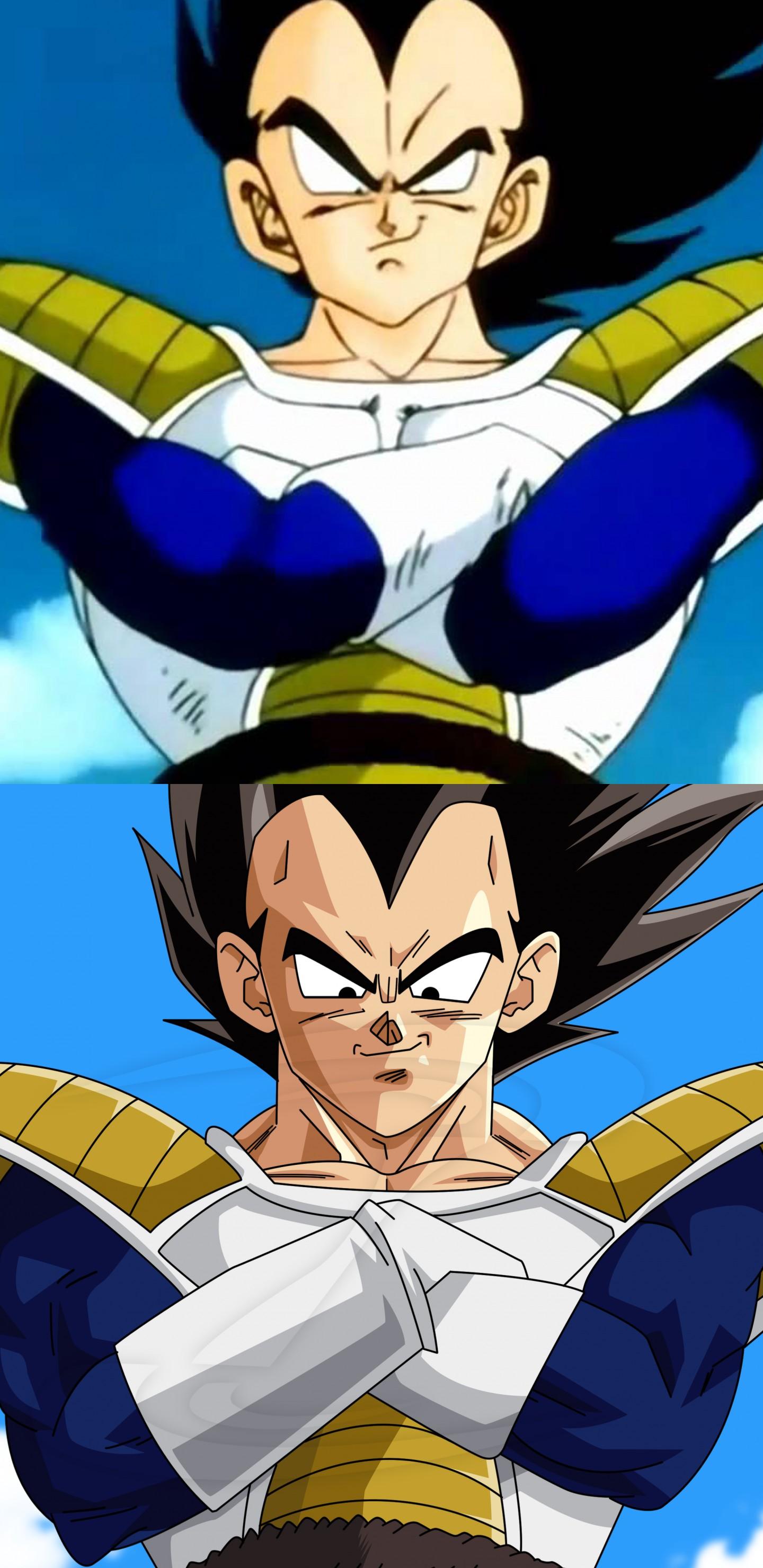 1440x2960 Majin Vegeta 3D Wallpaper