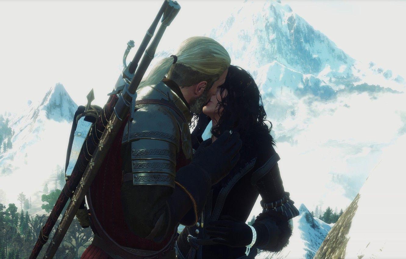 1332x850 Yennefer and Garaltwitcher 3 Wallpaper