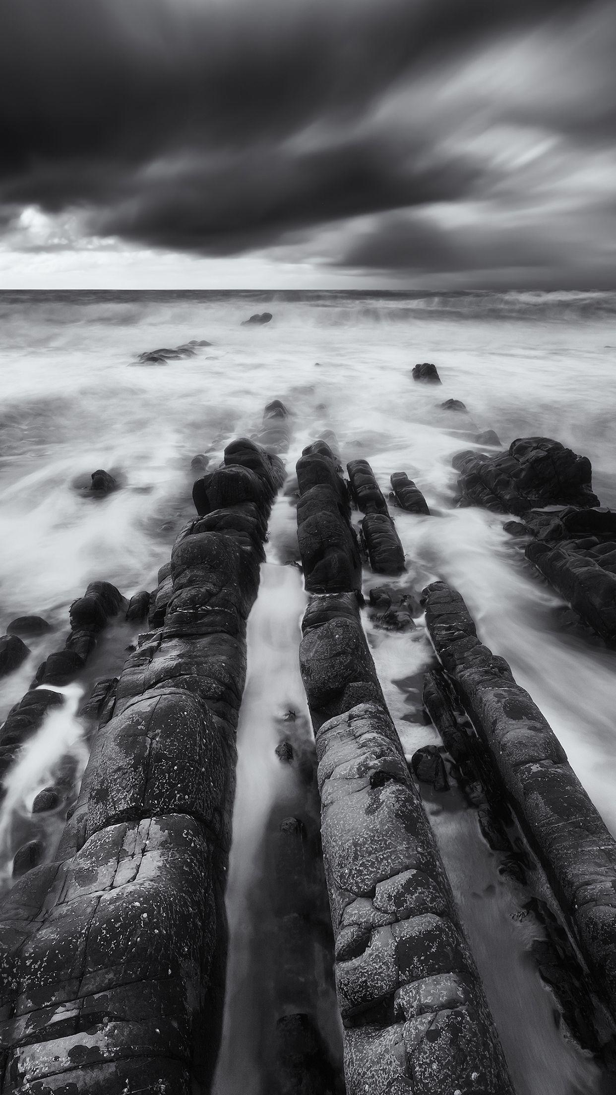 1242x2208 Black and White Rock Wallpaper for iPhone Pro Max, X, 6