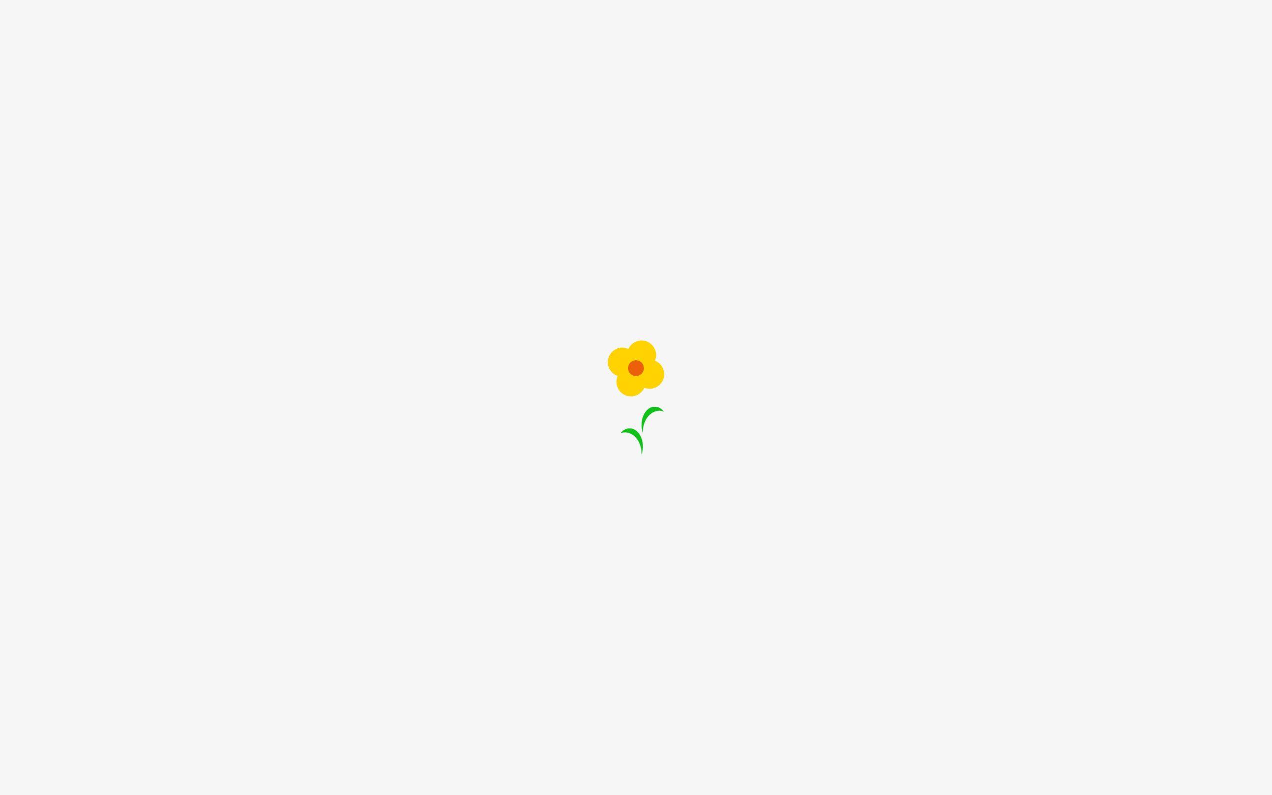 2560x1600 Minimalist Desktop Wallpaper. Lukisan bunga, Ilustrasi, Kartun