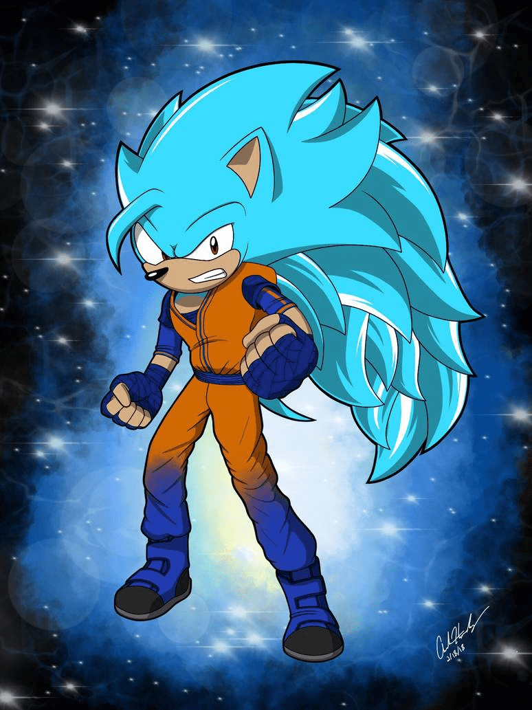 774x1033 Super Saiyan 3 Blue Sonic / Goku por PsychedelicMage746 en. Super saiyan, Goku, Sonic
