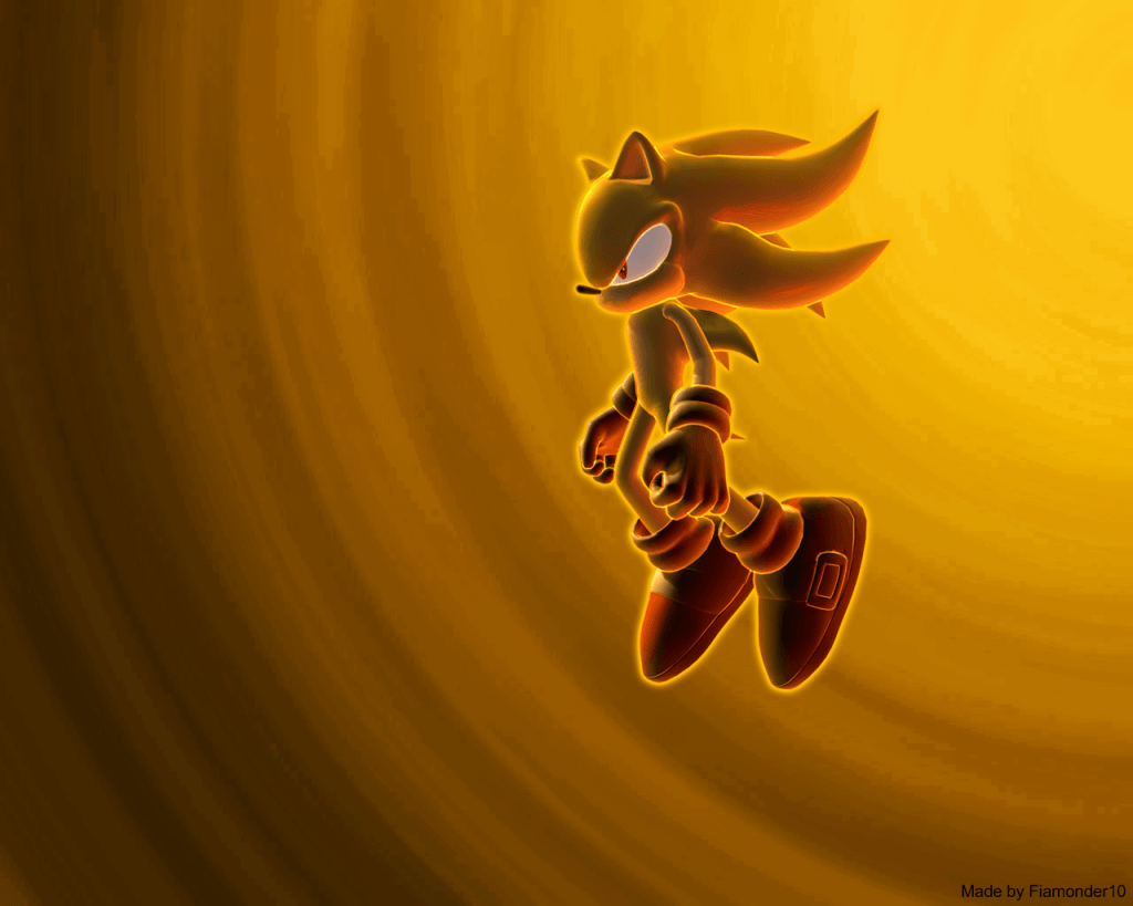 1024x819 Super Sonic Wallpaper
