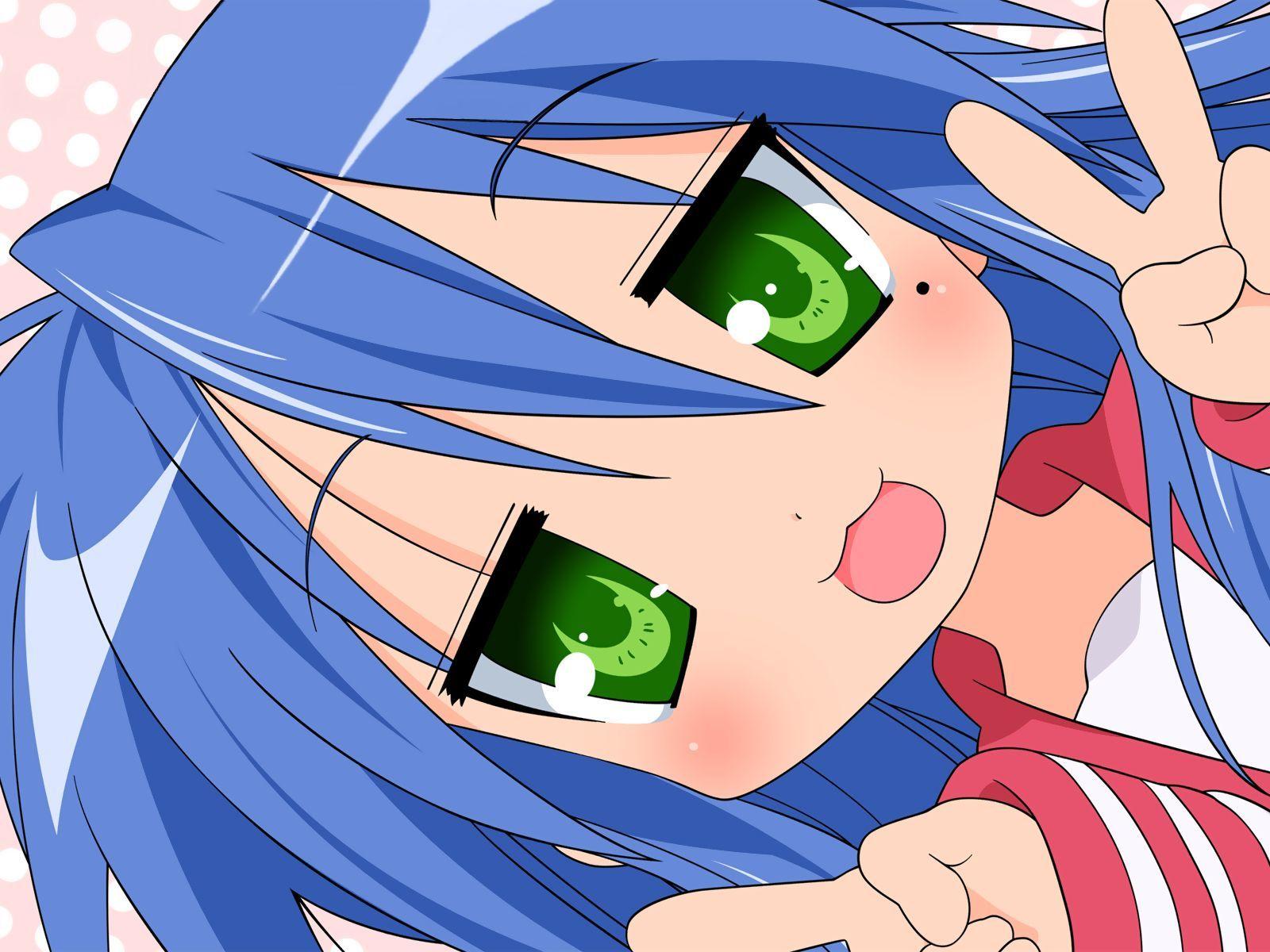 1600x1200 izumi konata lucky star school uniform. konachan.com.com Anime Wallpaper