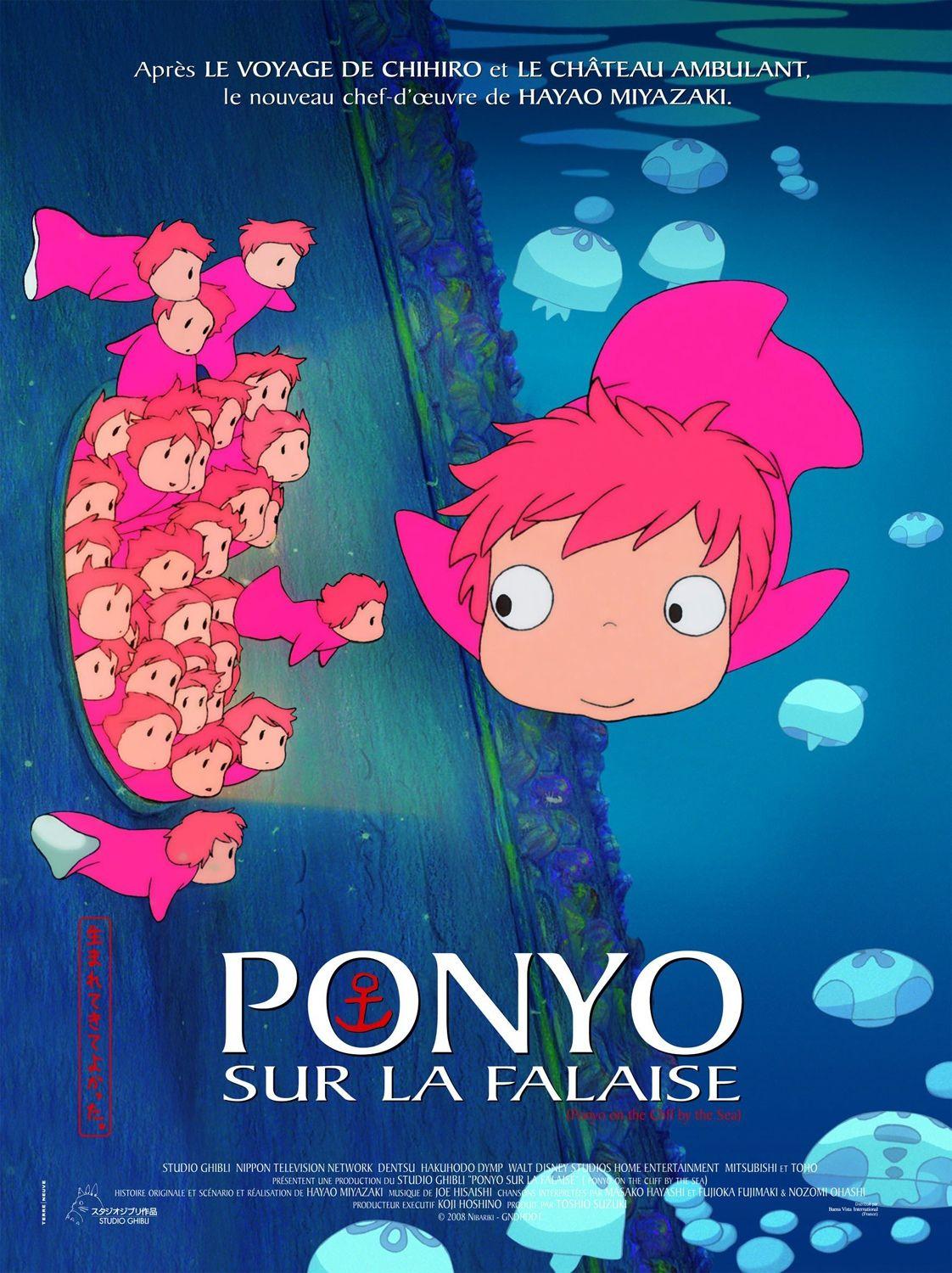 1122x1500 Ponyo Movie Poster .