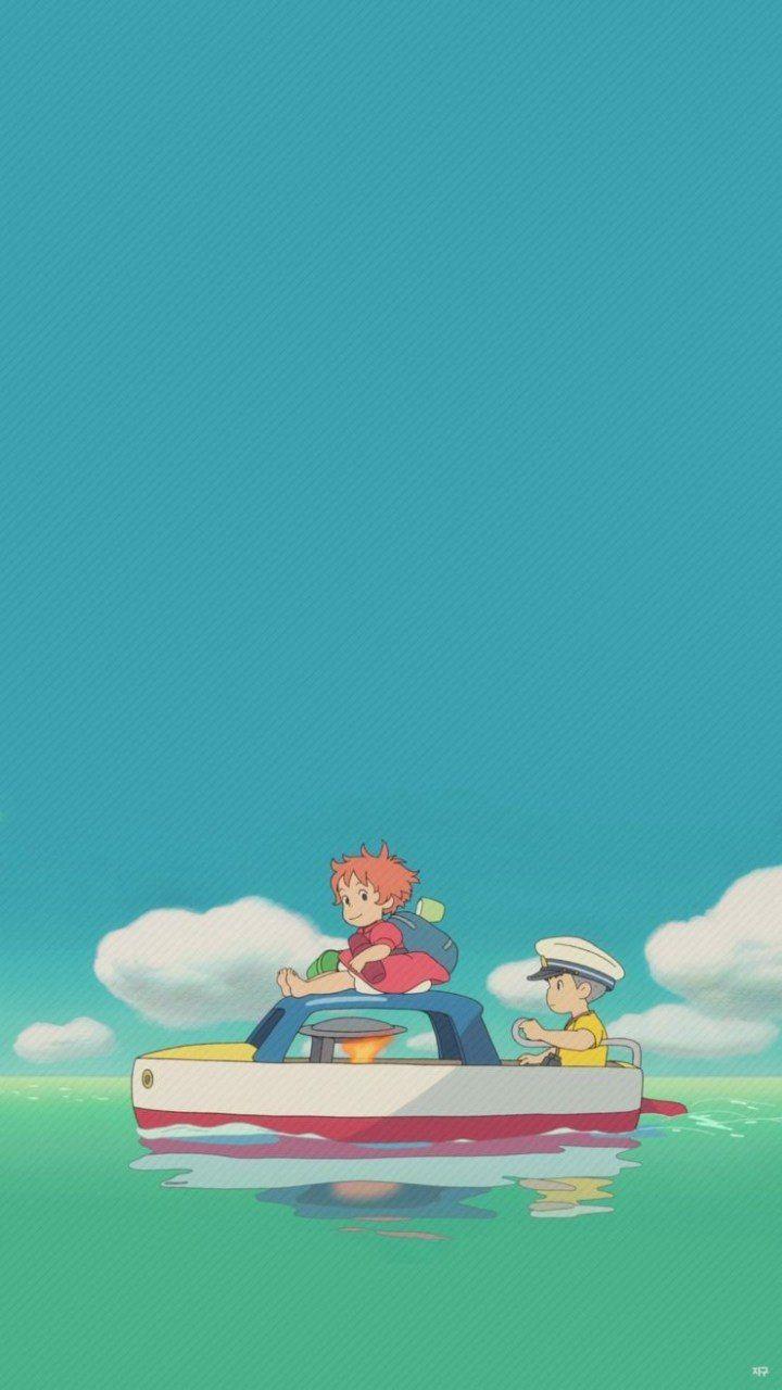 720x1280 Ponyo On The Cliff Wallpaper