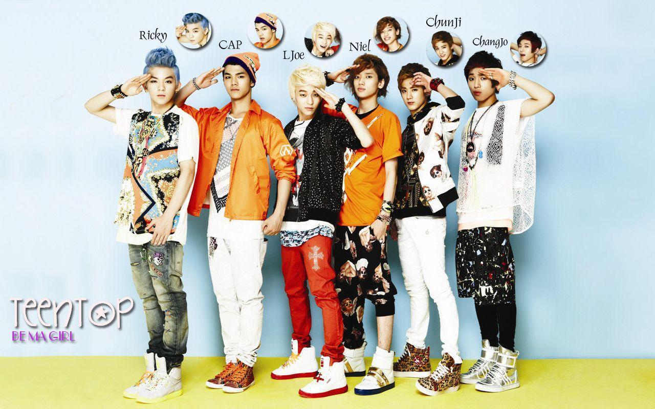 1280x800 Teen Top Wallpaper
