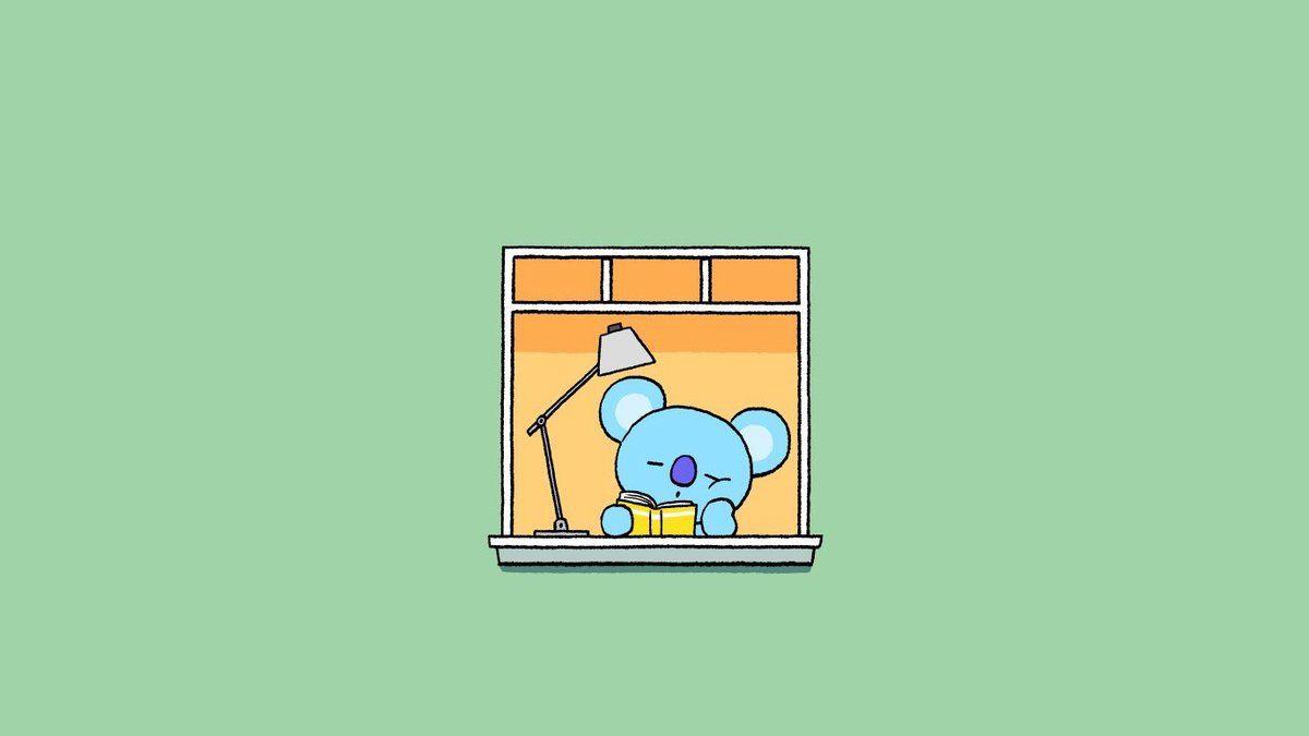 1200x675 bt21 today's wallpaper features koya!
