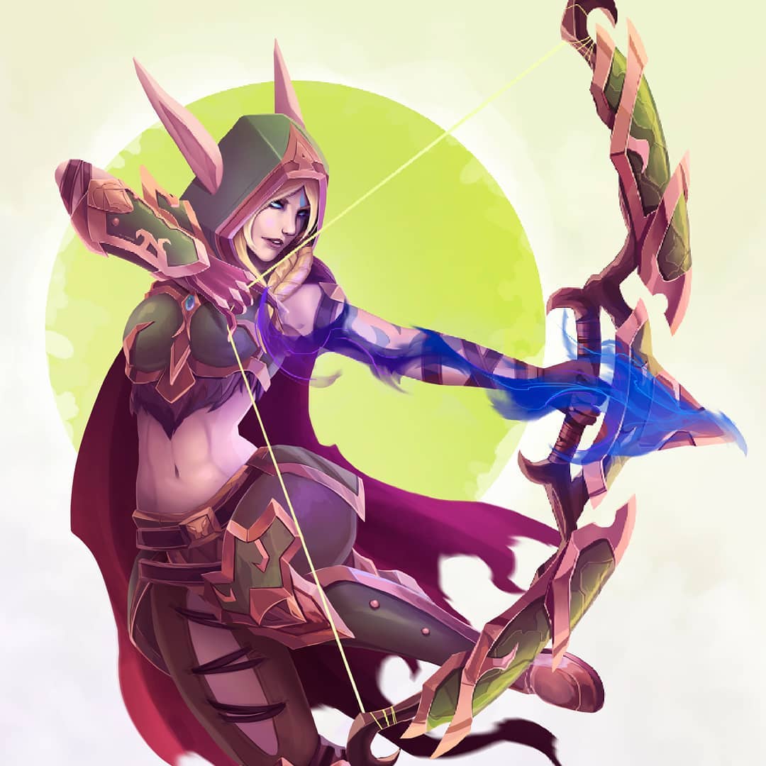 1080x1080 Hot Photo of Alleria Windrunner from World of Warcraft Will Make Every Fan's Day a Victory