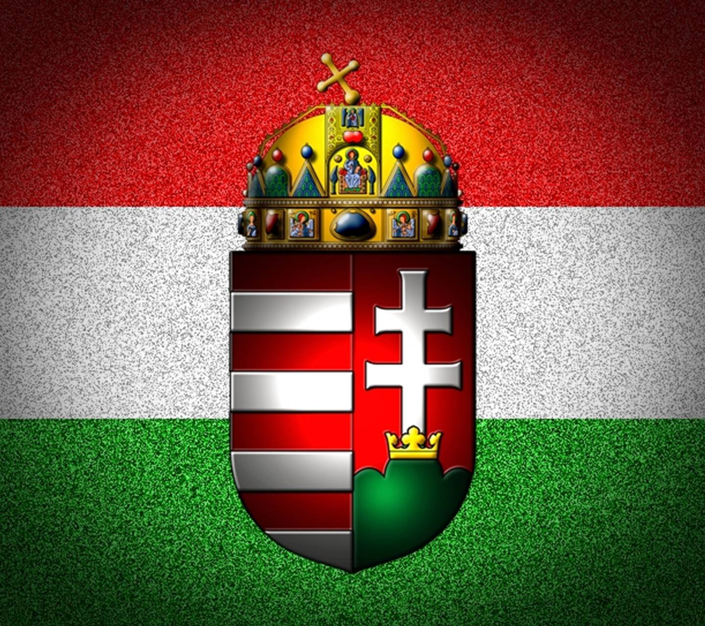 1440x1280 Hungary Flag Wallpaper