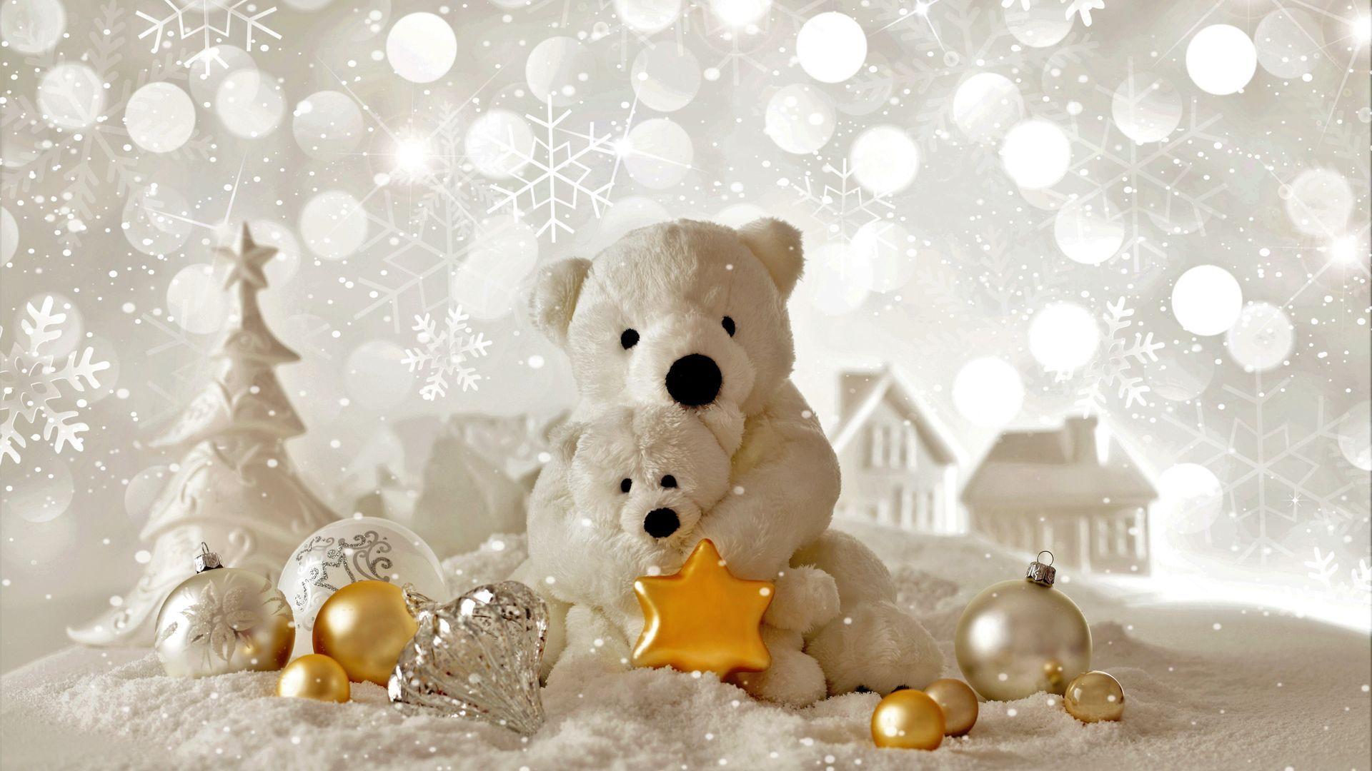 Bear Christmas Wallpapers - Top Free Bear Christmas Backgrounds -  WallpaperAccess