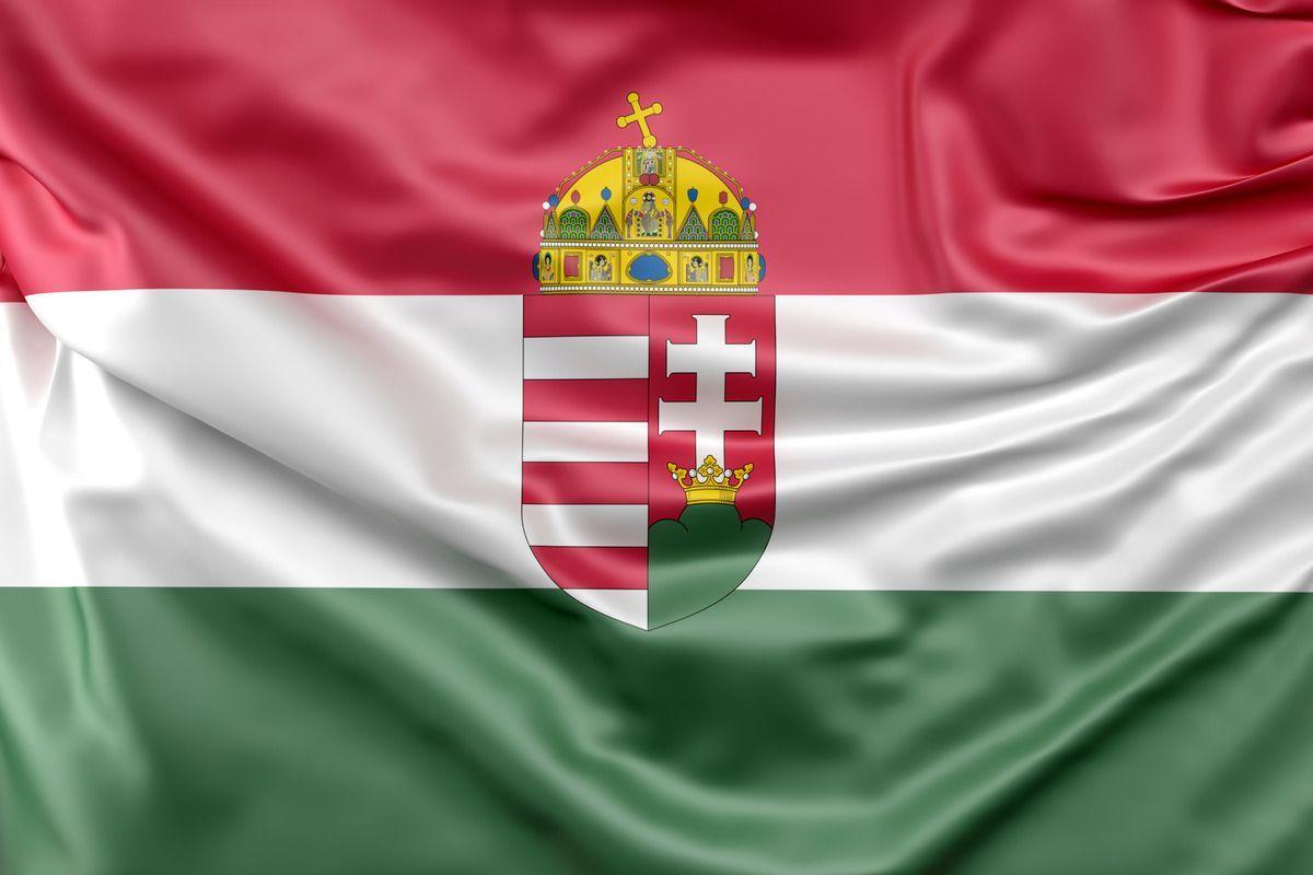 1200x800 Free stock illustration. Flag of Hungary with Coat of Arms #hungary #coatofarms #eu #europe #freestockphoto #free #fre. Hungary flag, Flag of europe, Coat of arms