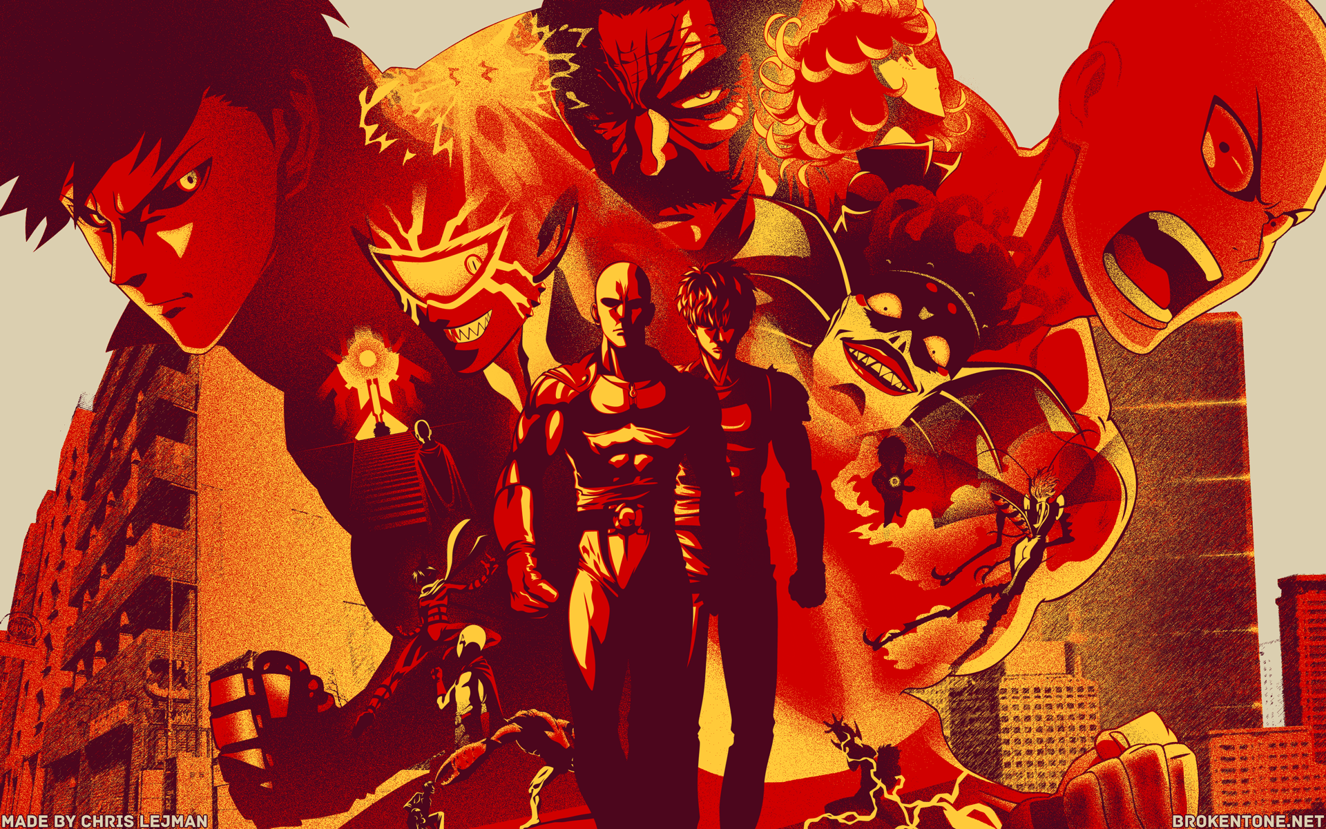 1920x1200 One Punch Man Season 2 Wallpaper