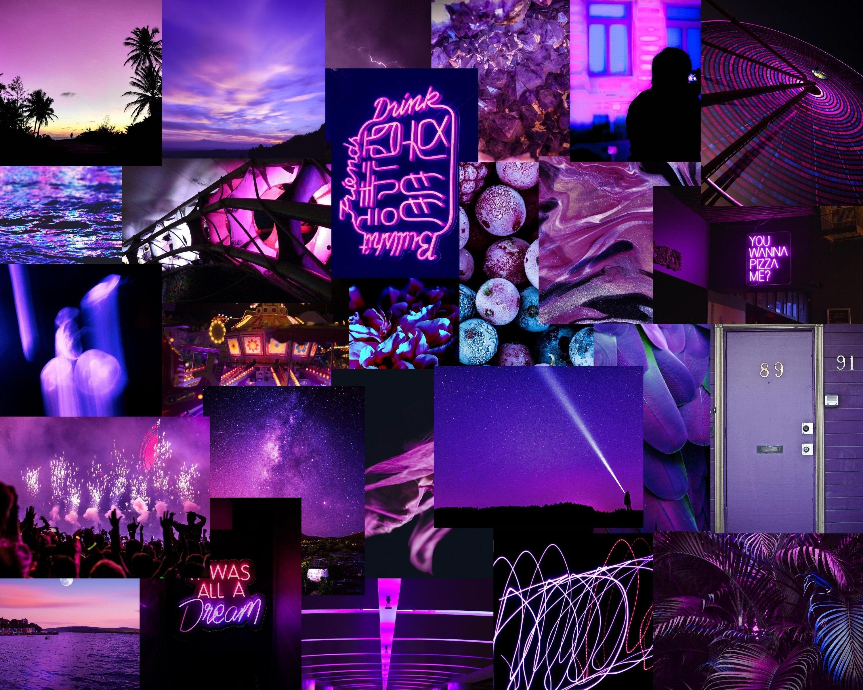 Dark Purple Collage Aesthetic Wallpapers - Top Những Hình Ảnh Đẹp