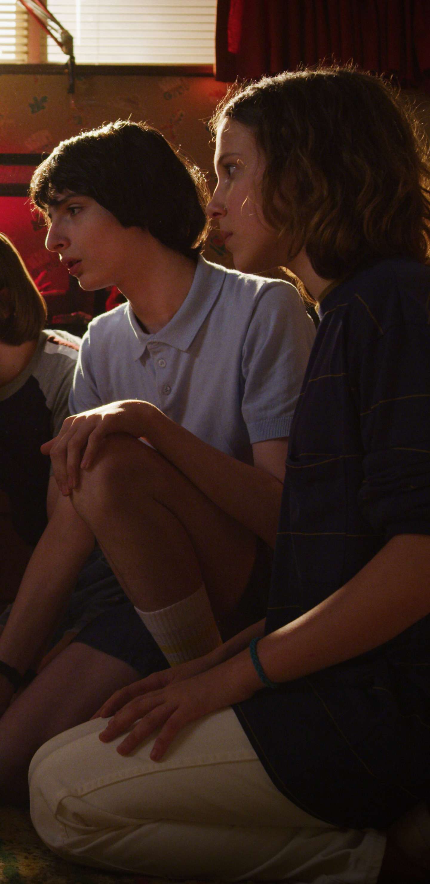 1440x2960 Stranger Things 3 Wallpaper Mike And Eleven