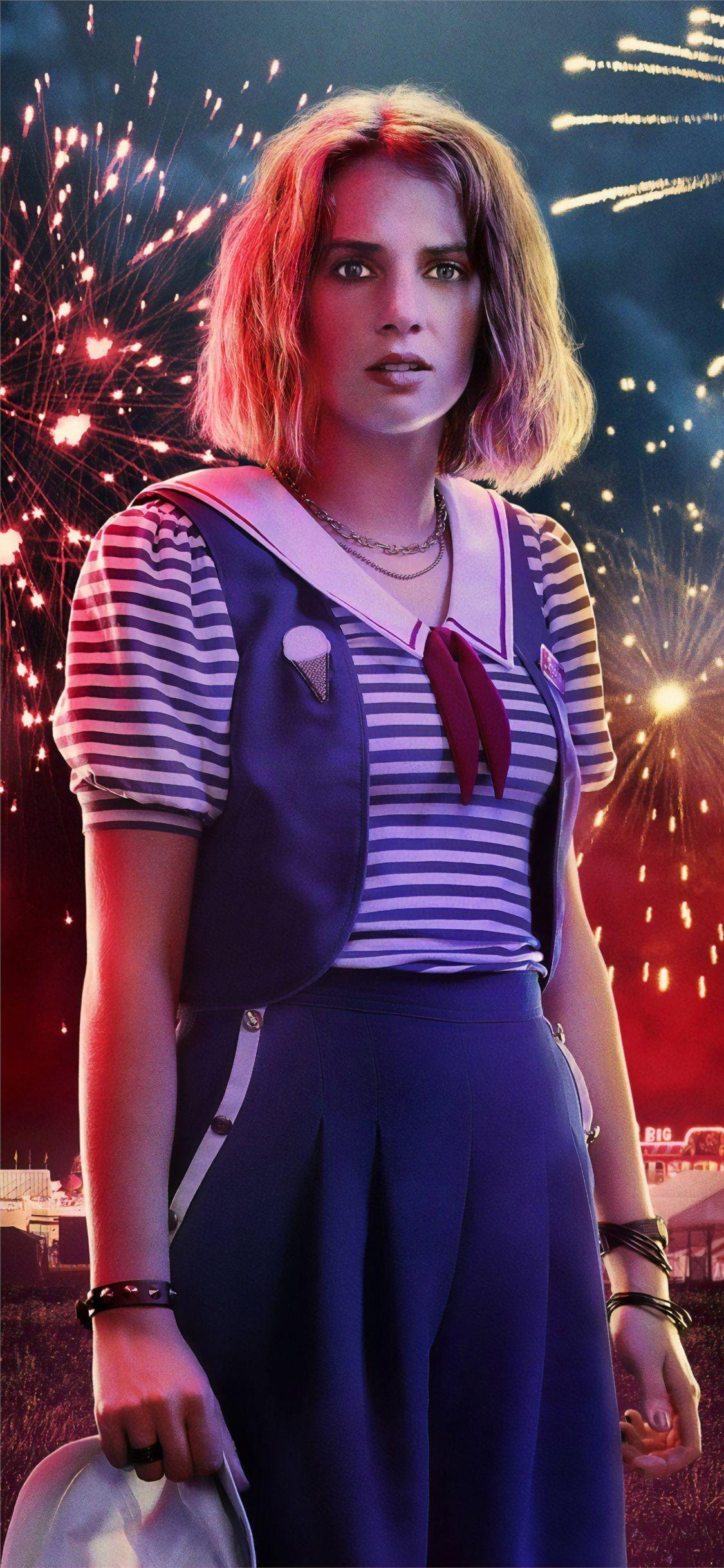 1125x2436 Robin In Stranger Things Season 3 2019 5. iPhone X Wallpaper Free Download