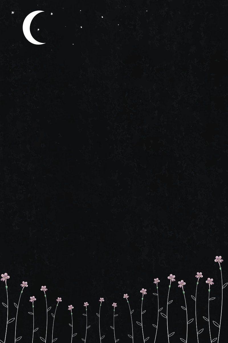 800x1200 Flower with moon and sun mobile wallpaper