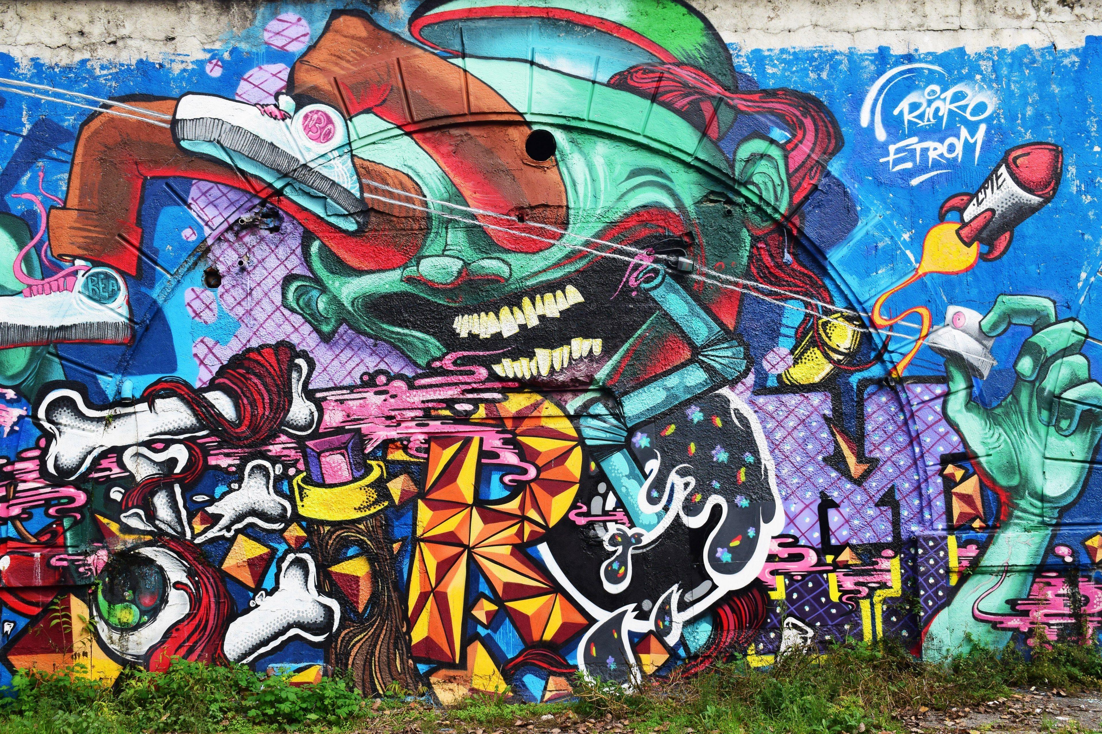 3840x2560 Crazy Graffiti Art Wallpaper .