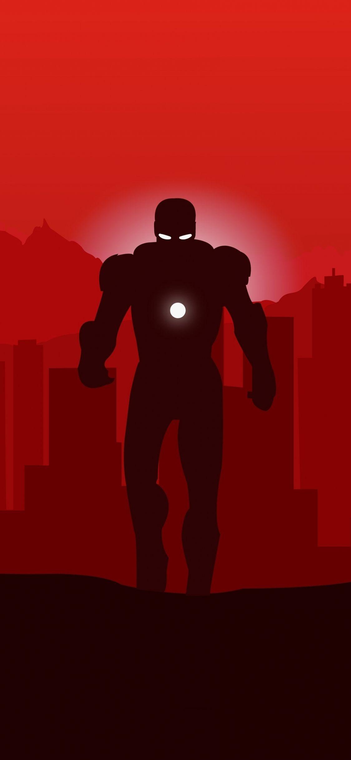 1125x2436 Download 1125x2436 wallpaper marvel, iron man, minimalist, iphone x 1125x2436 HD image, background, 24121