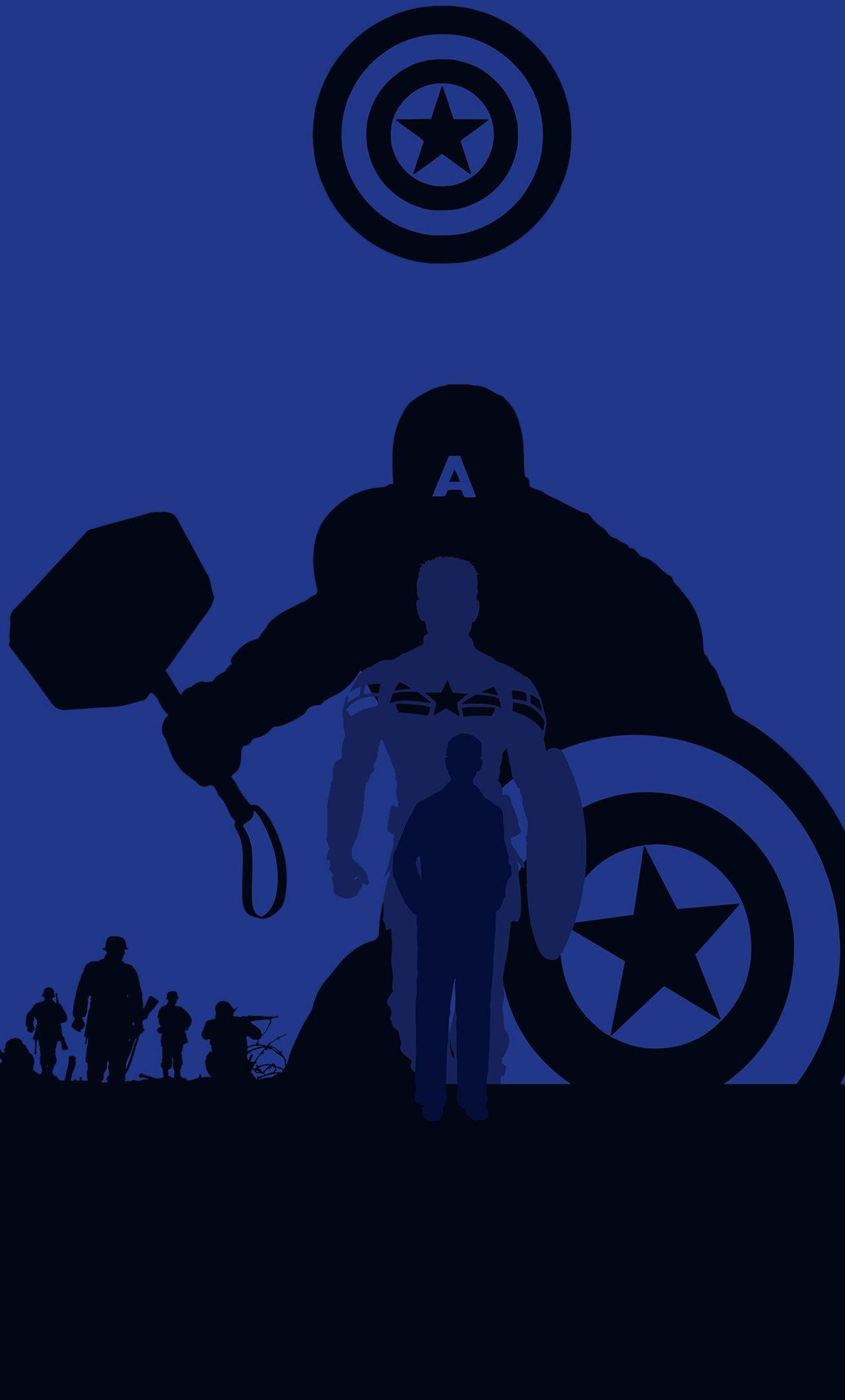 1280x2120 Captain America Avengers Endgame 4k Minimalism iPhone HD 4k Wallpaper, Image, Background, Photo and Picture
