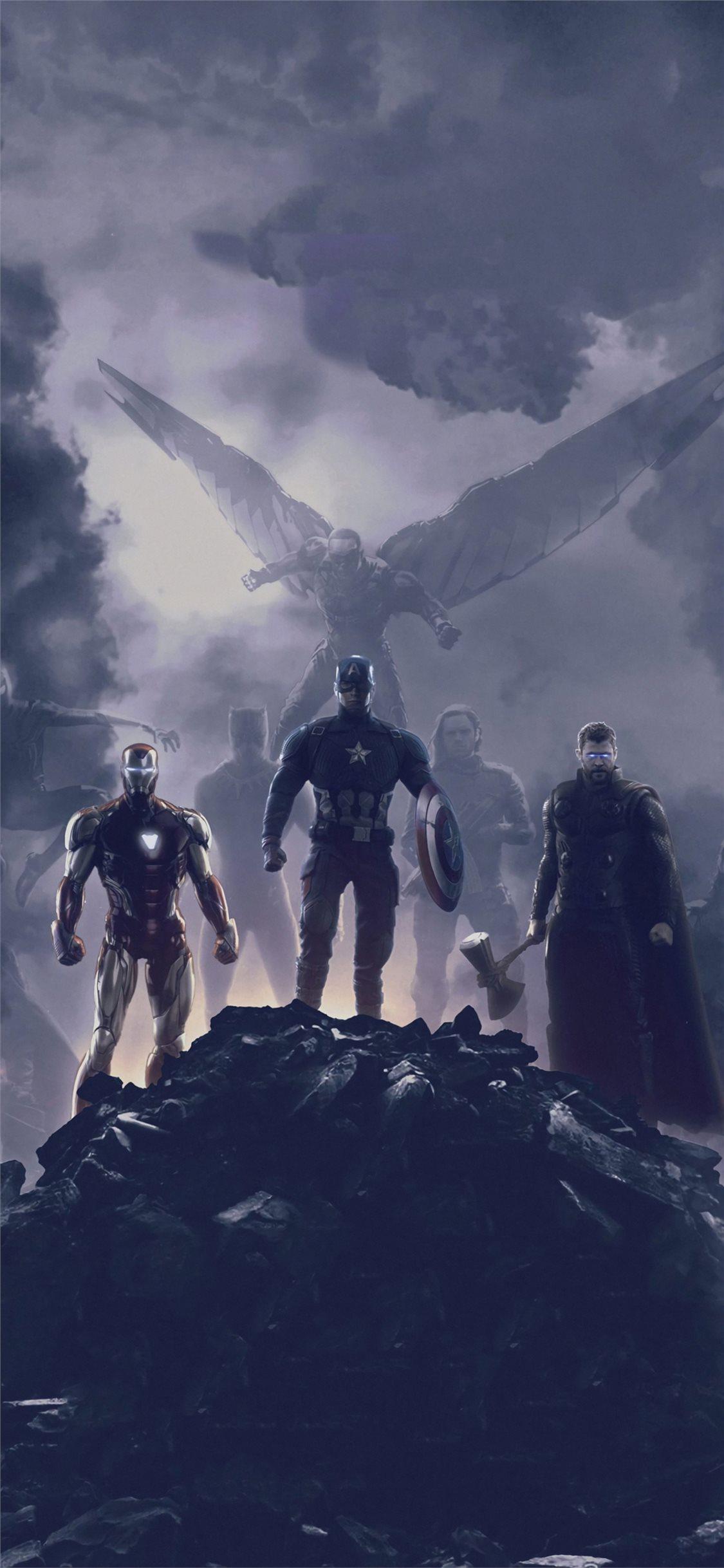 1125x2436 Avengers Endgame iPhone X Wallpaper