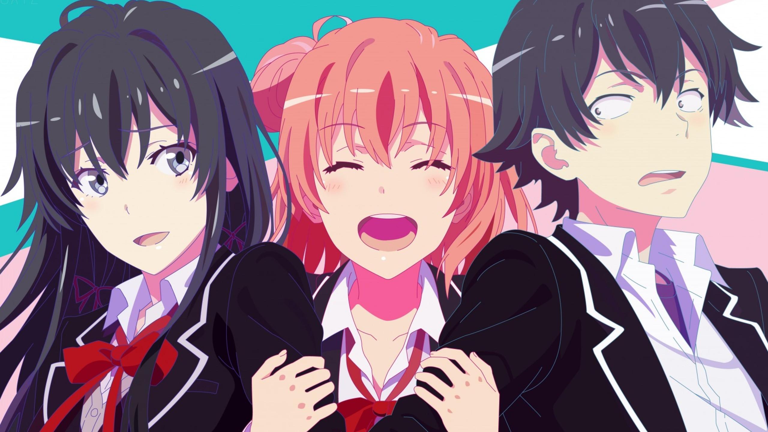 2560x1440 yukinoshita yukino, yuigahama yui, hikigaya hachiman 1440P Resolution Wallpaper, HD Anime 4K Wallpaper, Image, Photo and Background