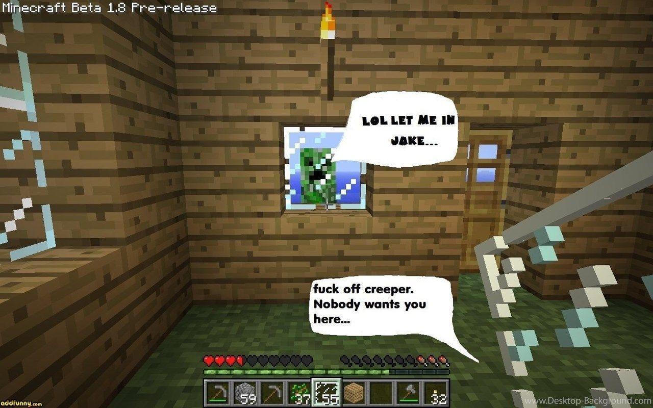 1280x800 Funny Minecraft Wallpaper