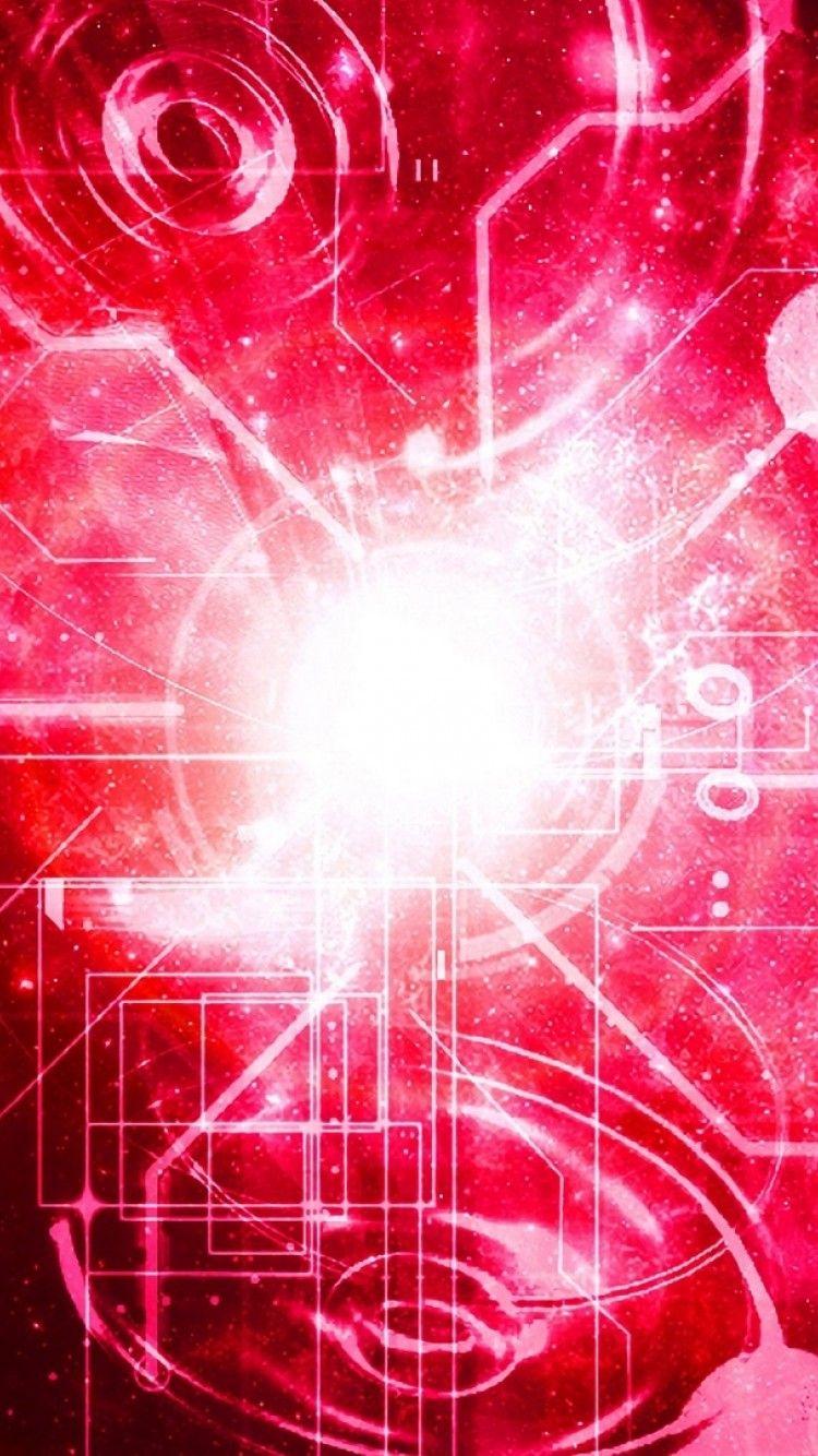 750x1334 Shiny red explosion HD Wallpaper iPhone 6 / 6S Wallpaper .net