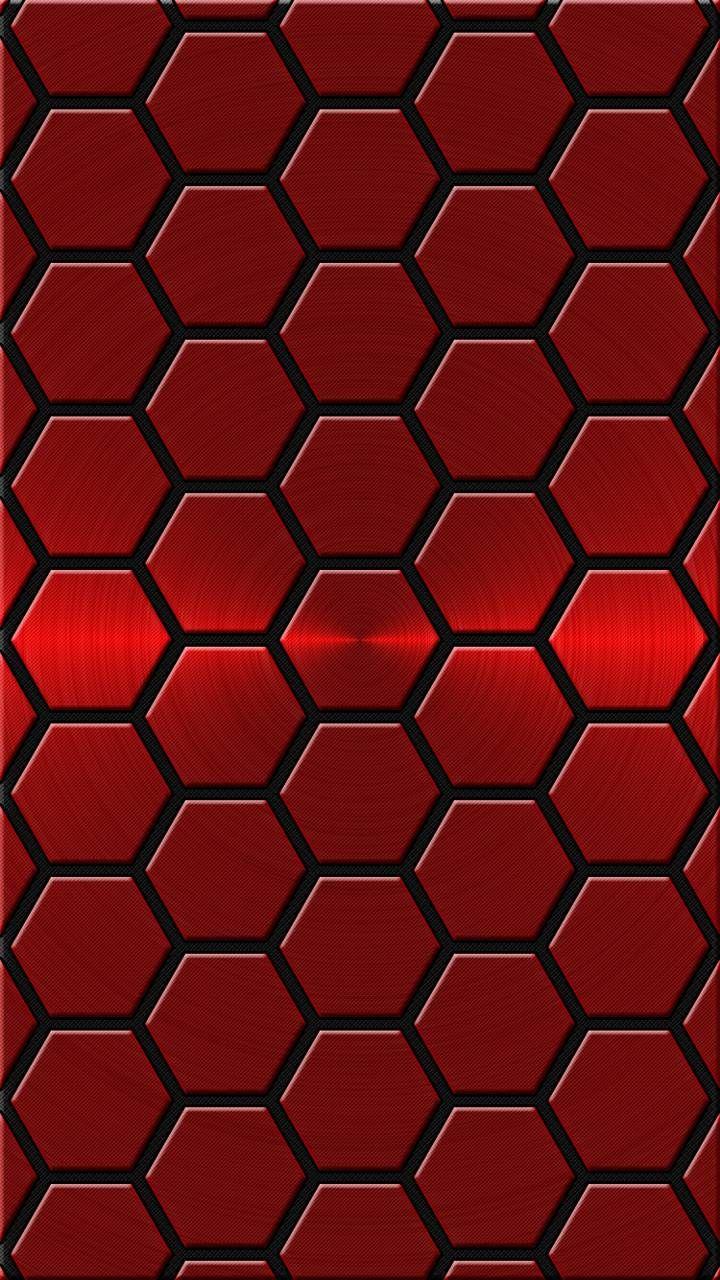 720x1280 Red Poly wallpaper
