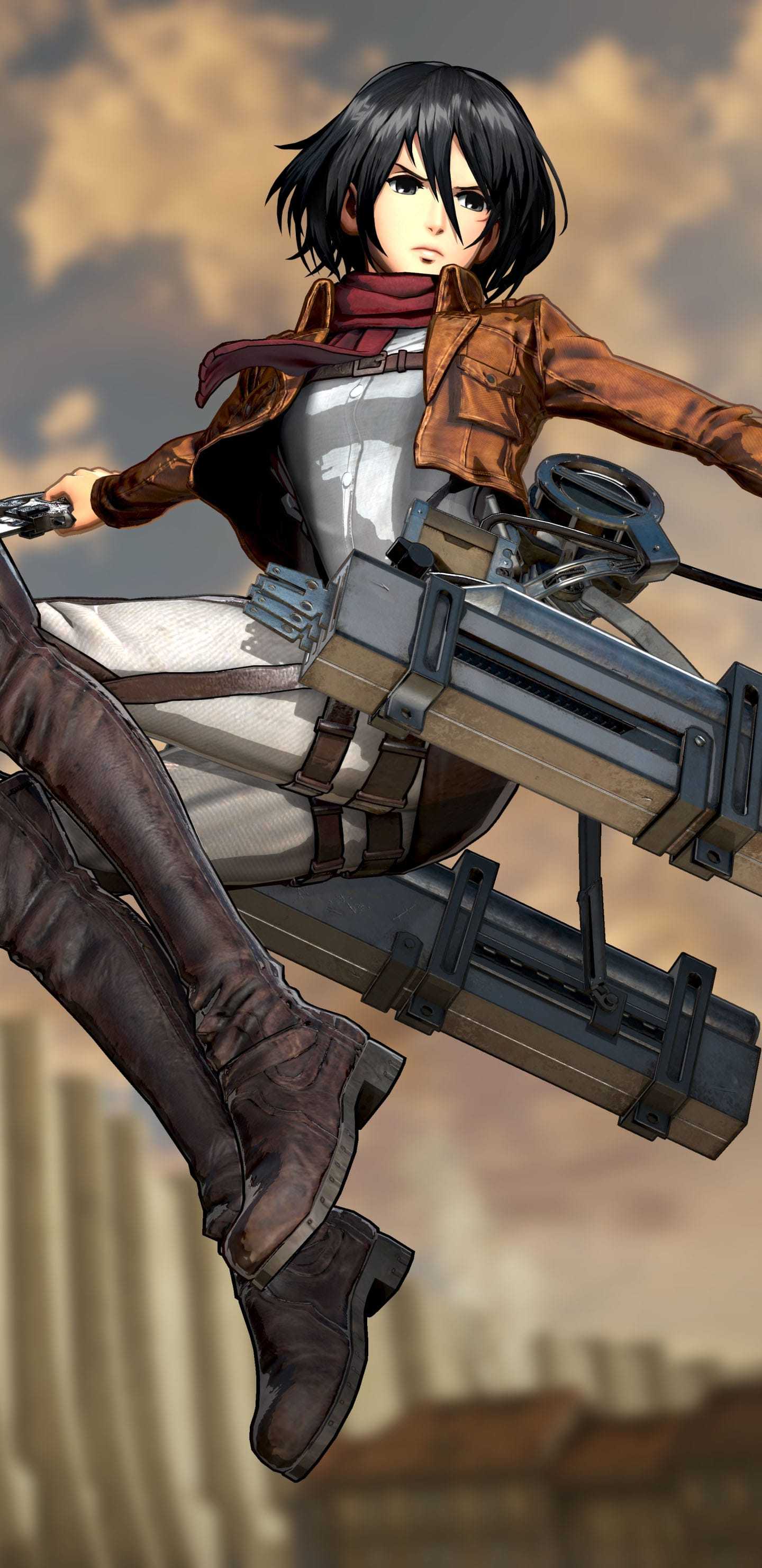 1440x2960 Mikasa Ackerman AOT Wallpaper Free HD Wallpaper