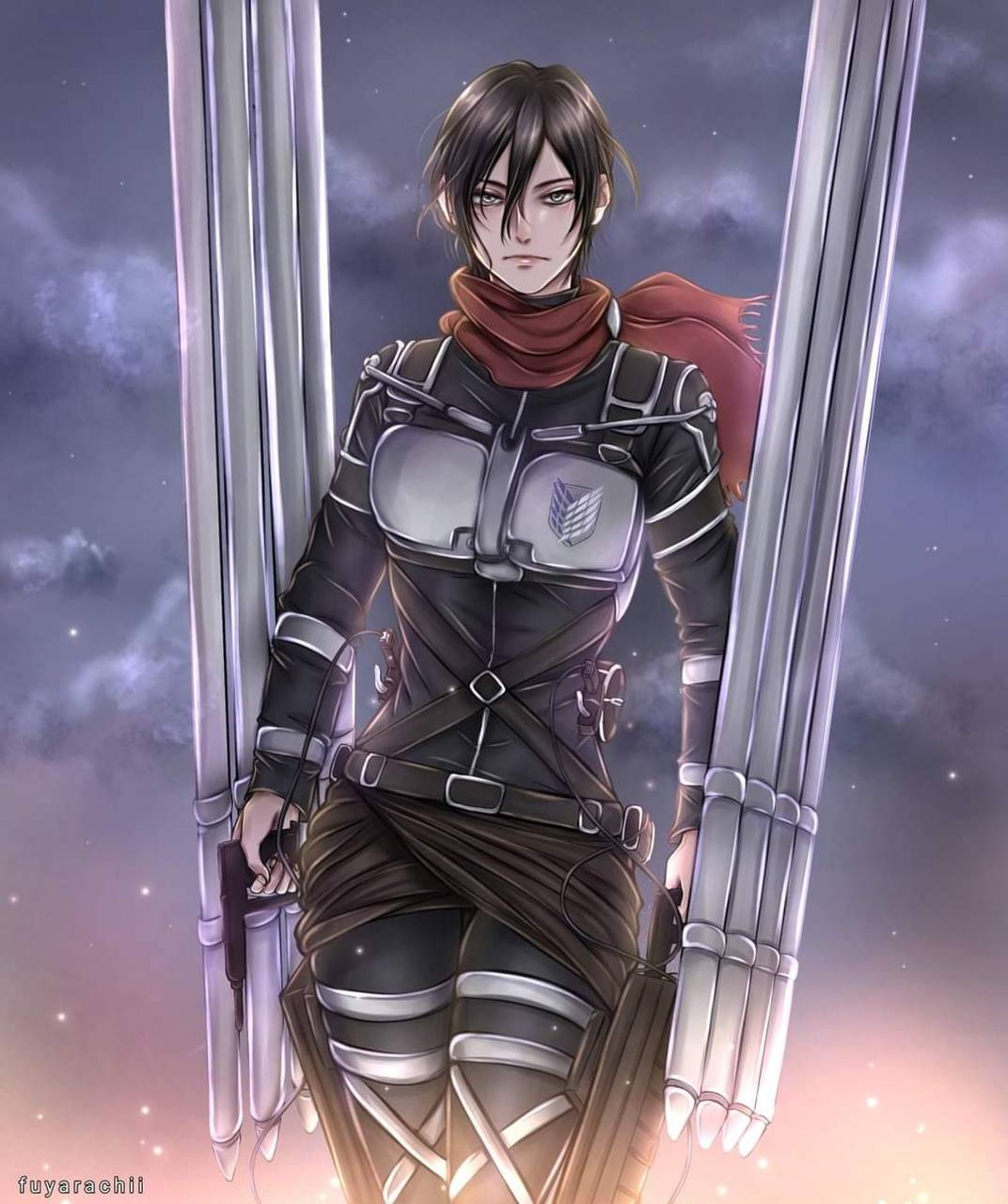 1072x1280 Mikasa wallpaper