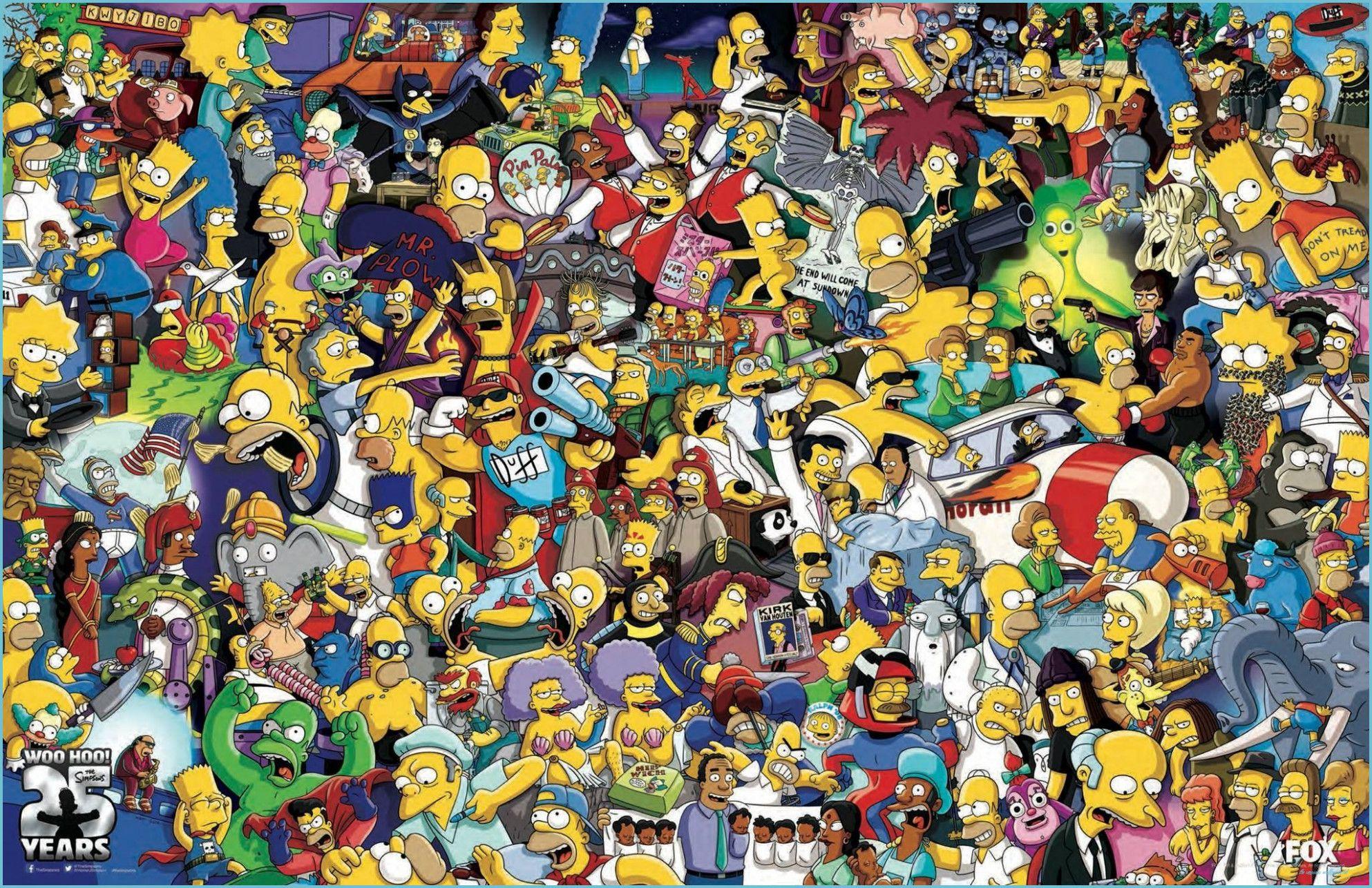 1986x1286 The Simpsons, Homer Simpson, Bart Simpson Wallpaper HD / Desktop Simpsons Wallpaper HD