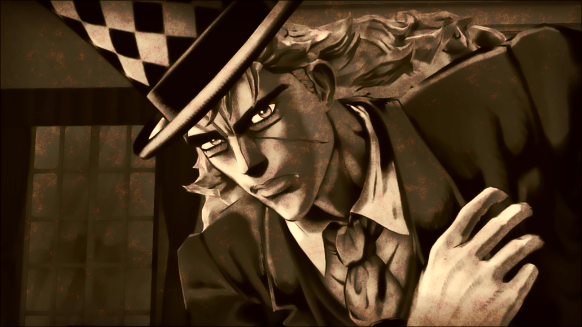 1920x1080 Hat Jojo 039 S Bizarre Adventure Phantom Blood Jojo 039 S Bizarre Adventure Man Robert E O Speedwago Wallpaper:1920x1080
