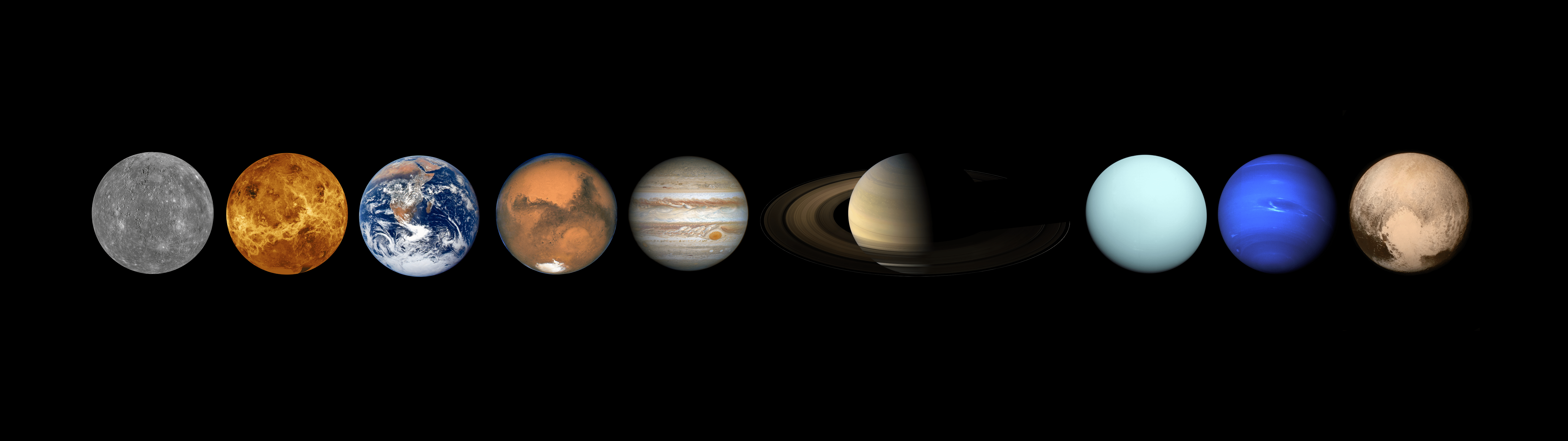 7680x2160 Dual Monitor Wallpaper Planets
