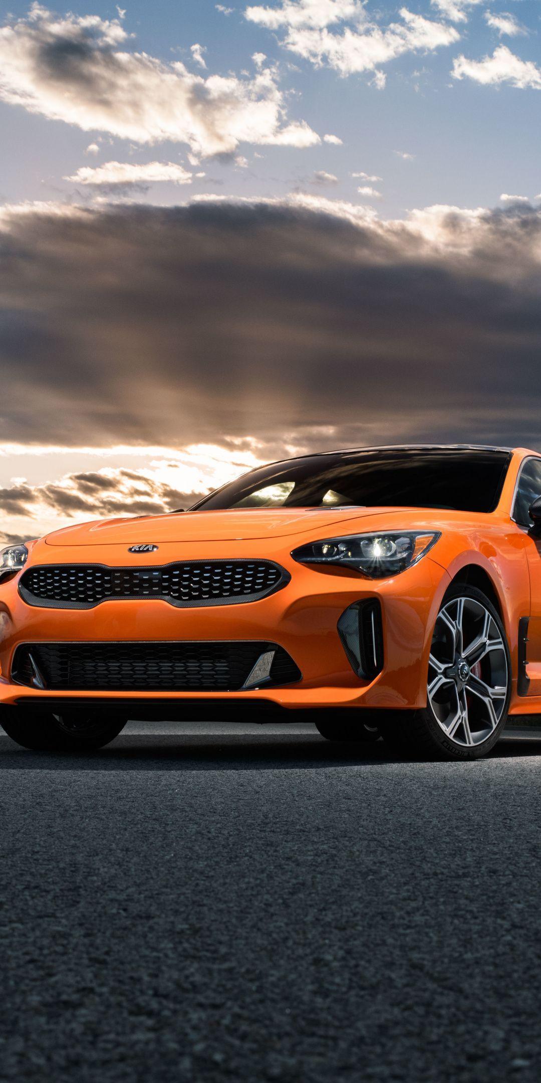 1080x2160 Sedan, front, Kia Stinger GTS Wallpaper. Kia stinger, Kia, Sedan