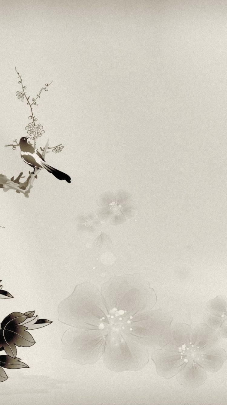 750x1334 Chinese art wallpaper