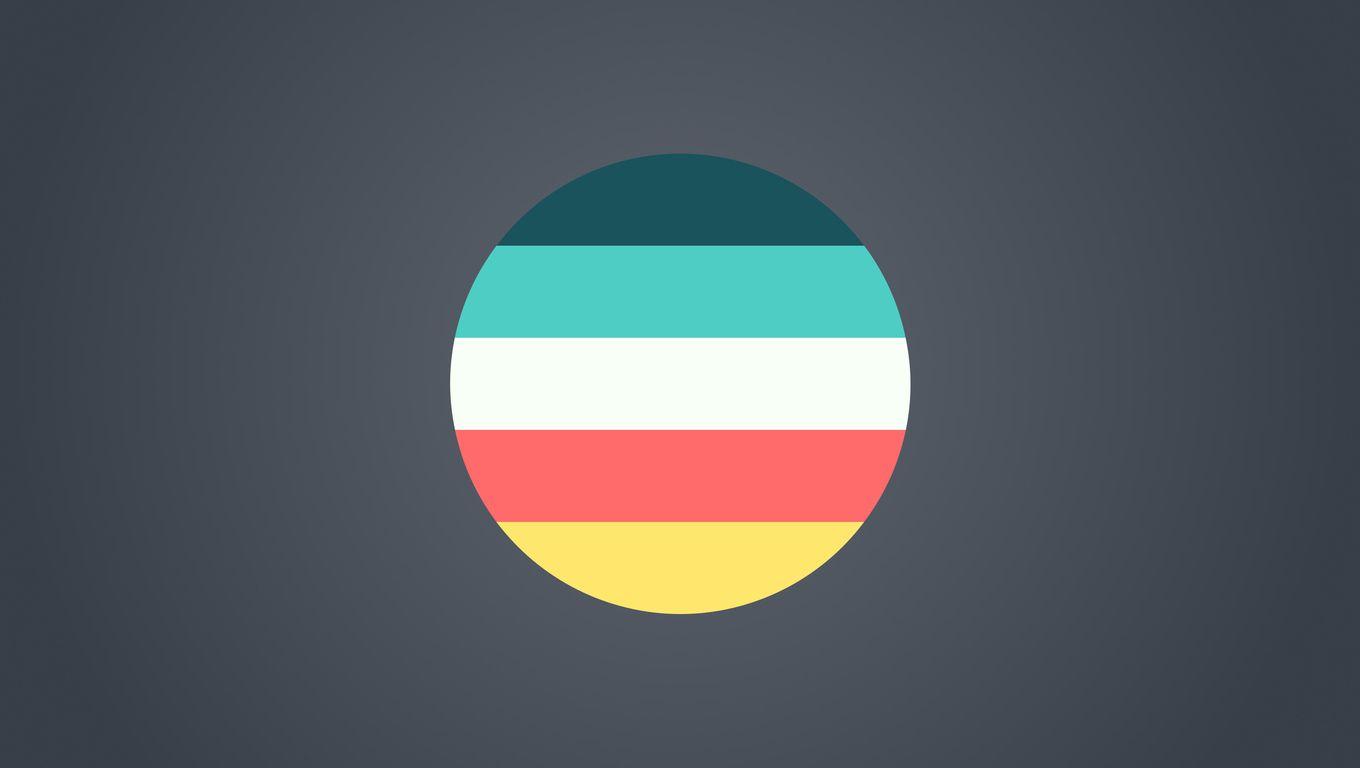 1360x768 Circle Minimal Geometric Figure 4k Laptop HD HD 4k Wallpaper, Image, Background, Photo and Picture